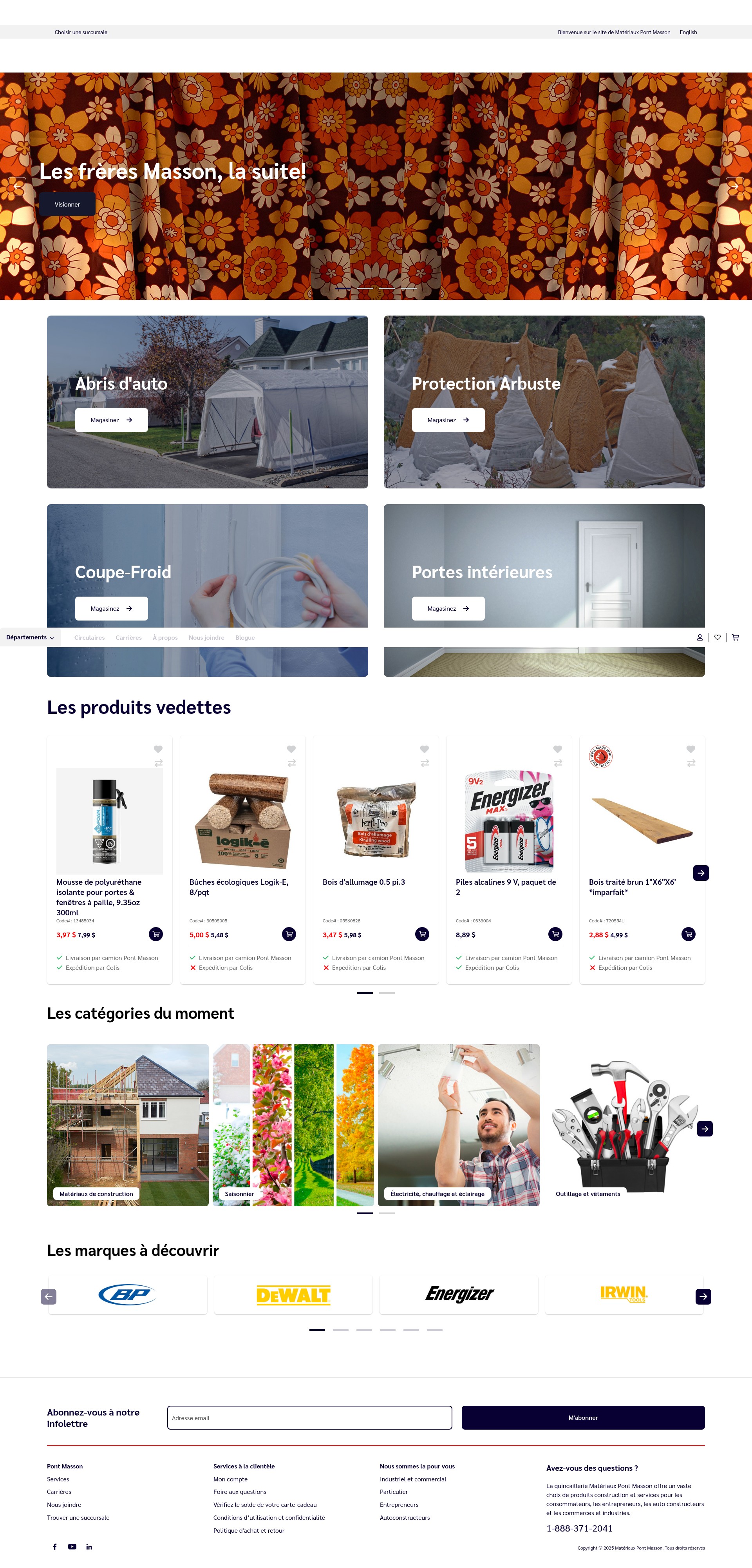 Screenshot of pontmasson.com