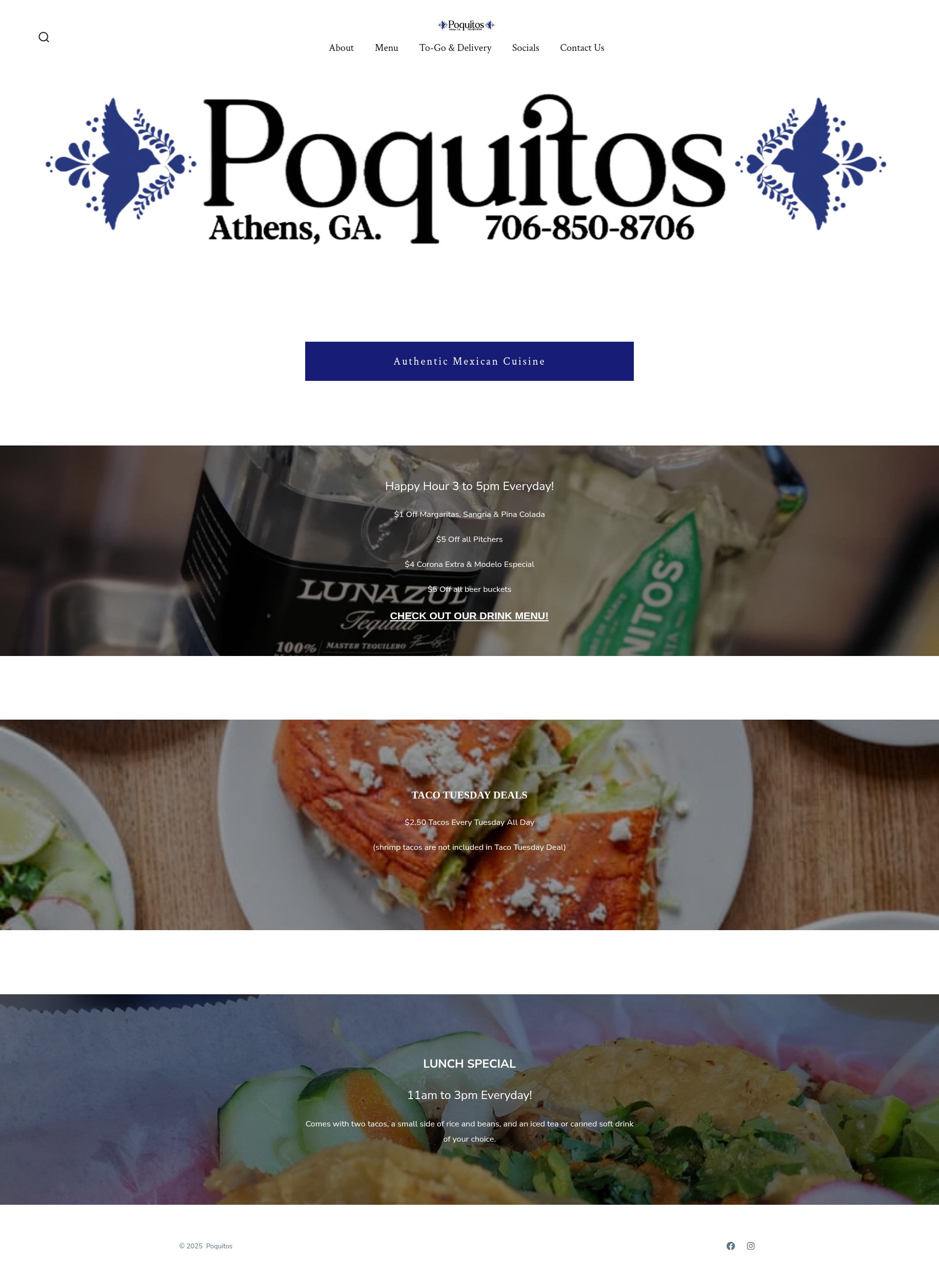 Screenshot of poquitosathens.com