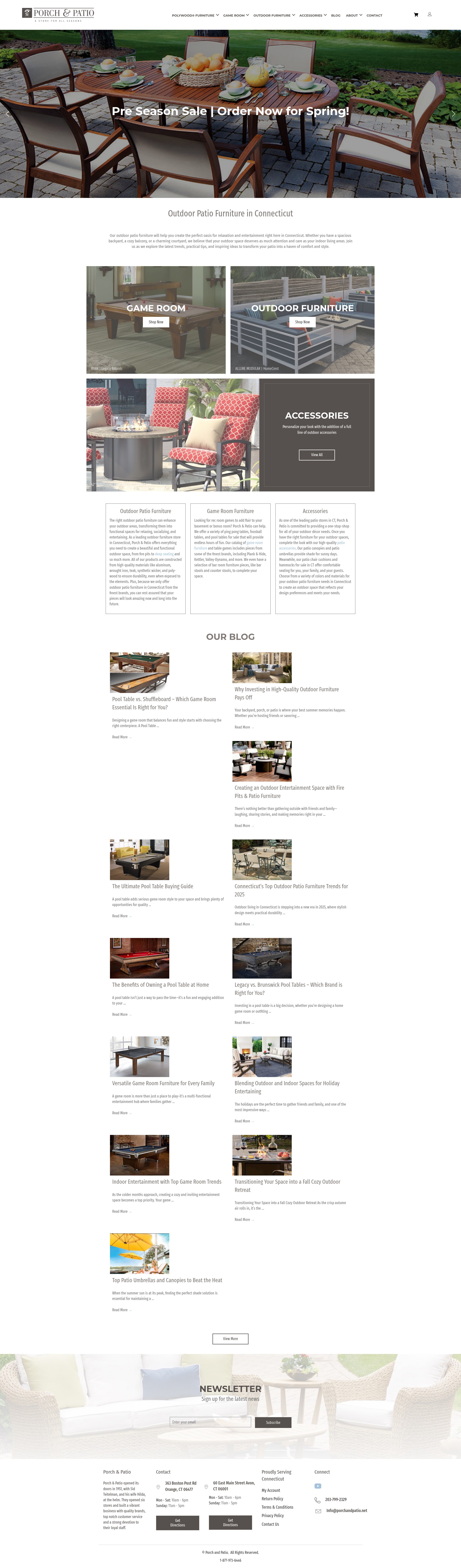 Screenshot of porchandpatio.net