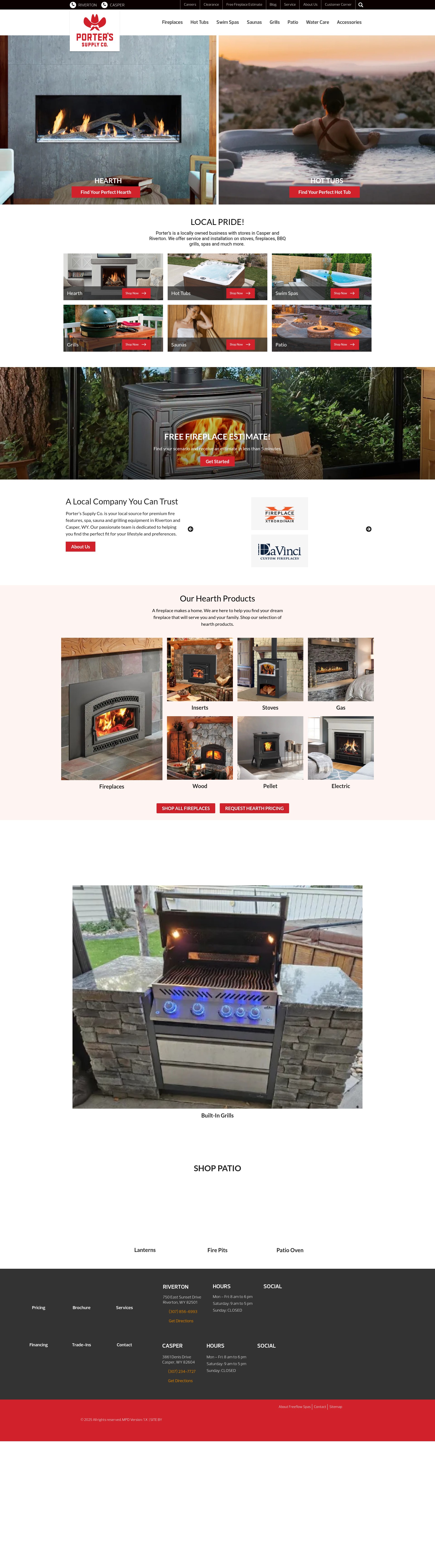 Screenshot of portersmvs.com