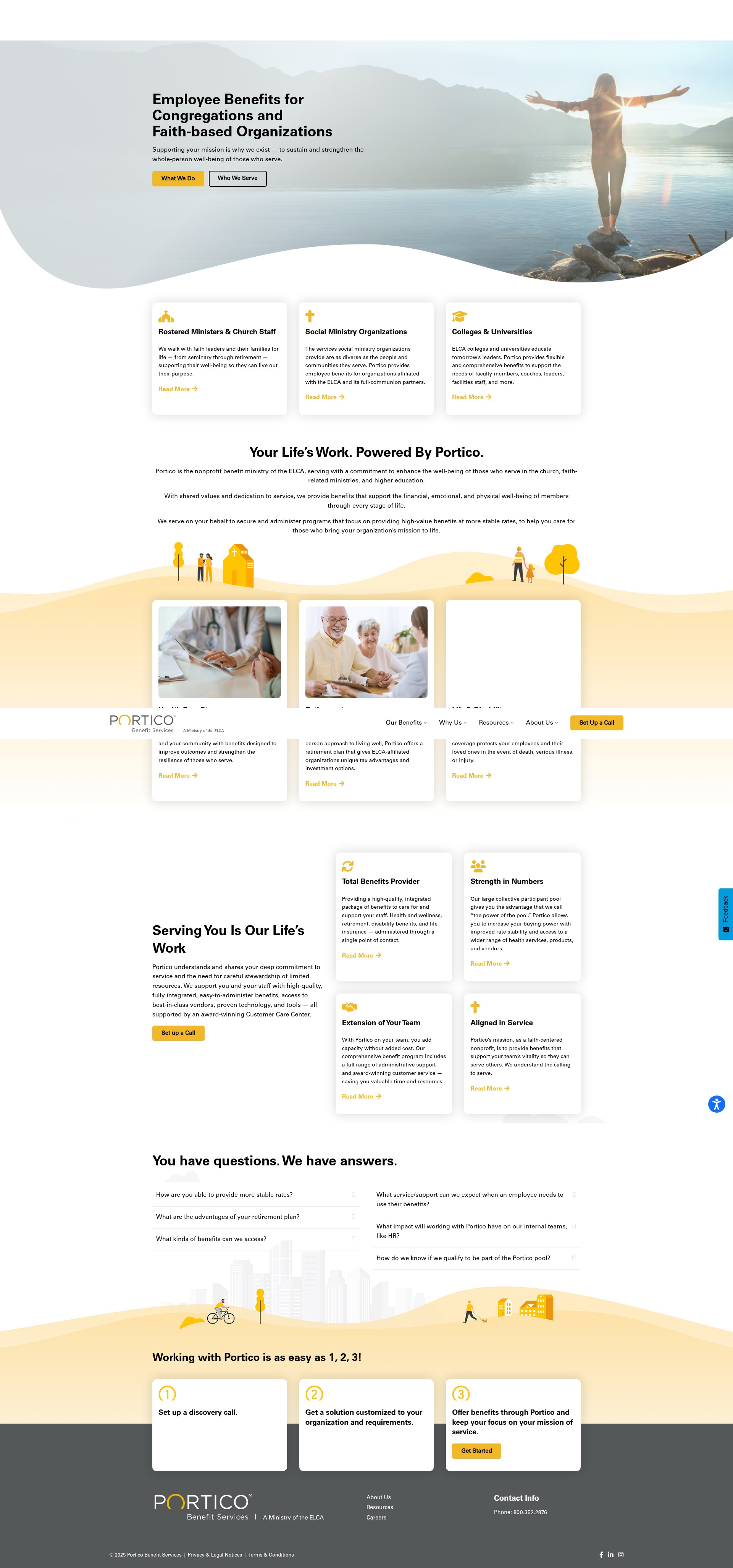 Screenshot of porticobenefits.org