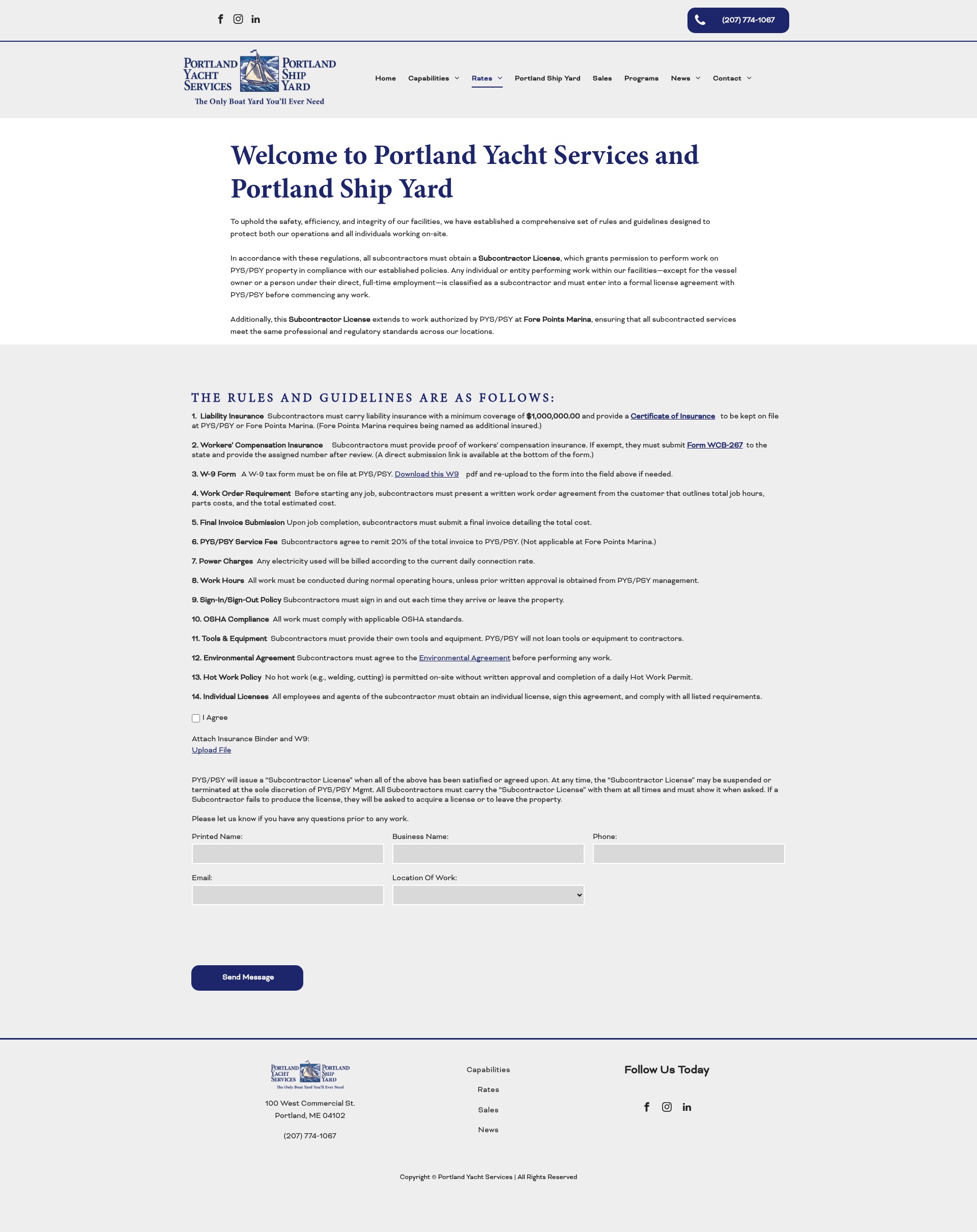 Screenshot of portlandyacht.com