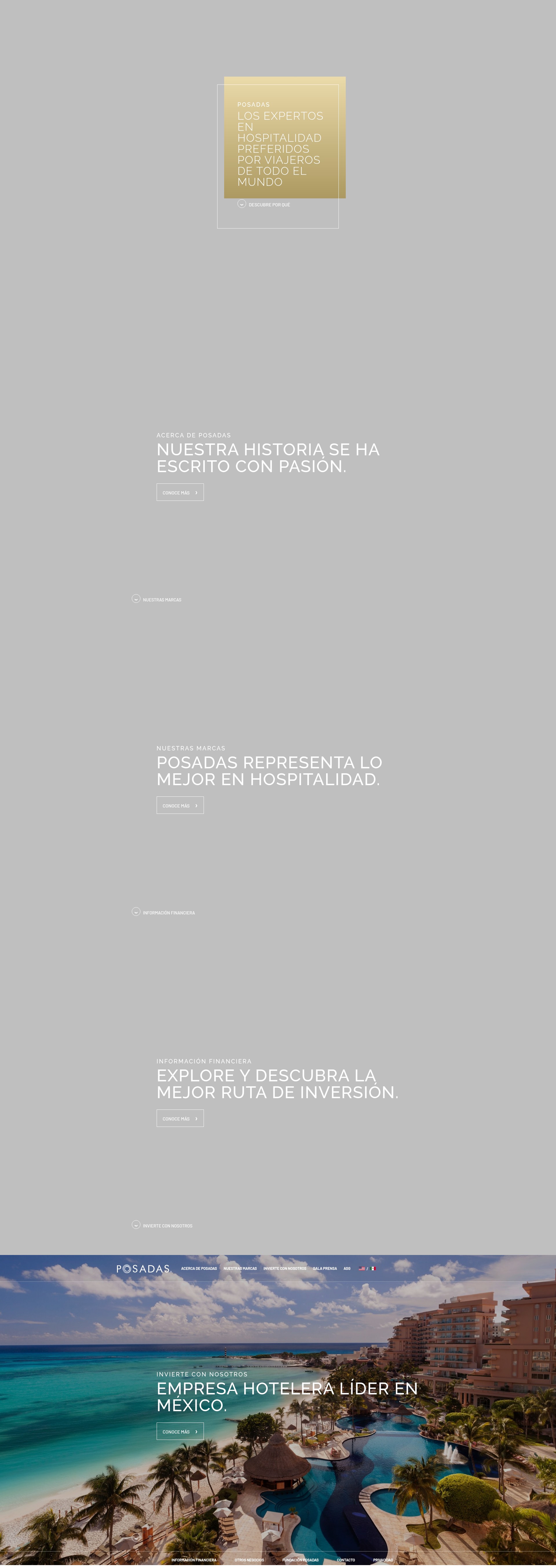 Screenshot of posadas.com
