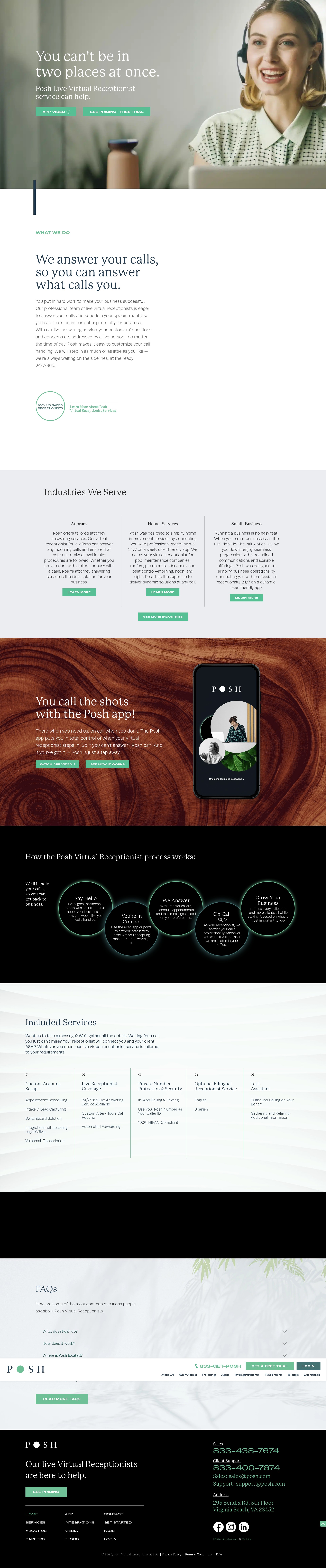 Screenshot of posh.com