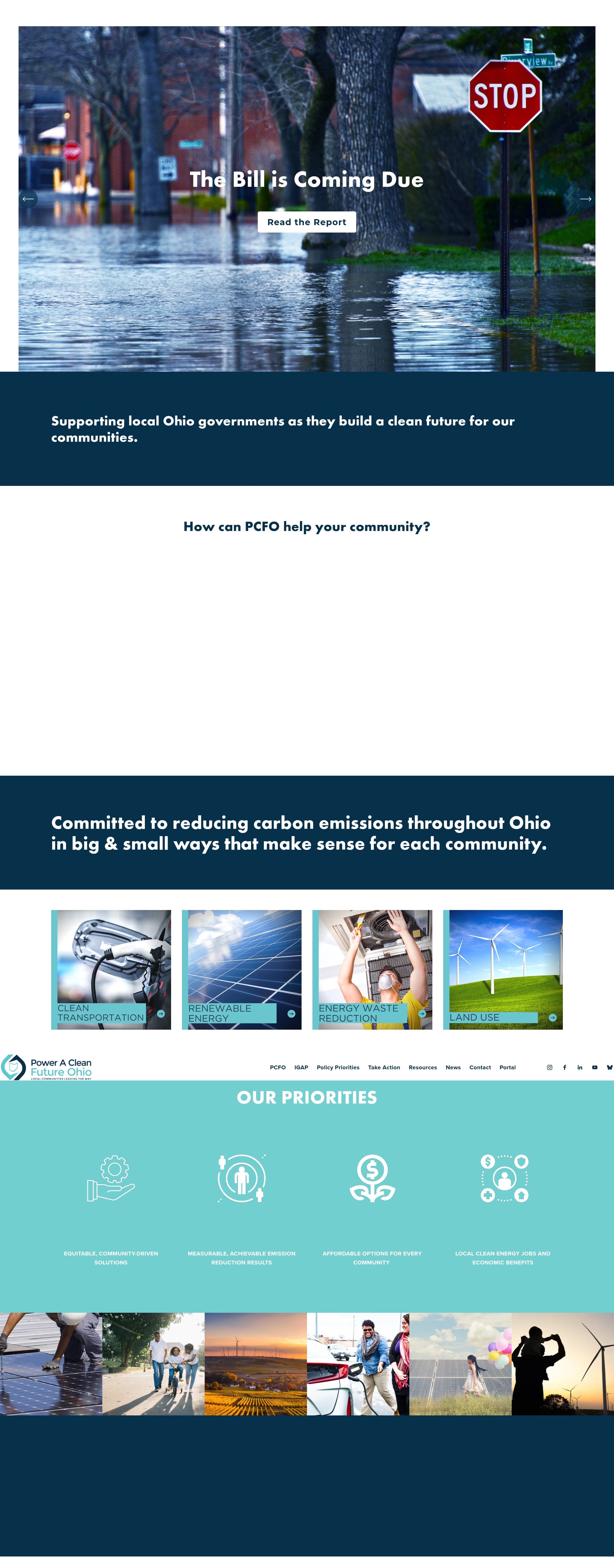 Screenshot of poweracleanfuture.org
