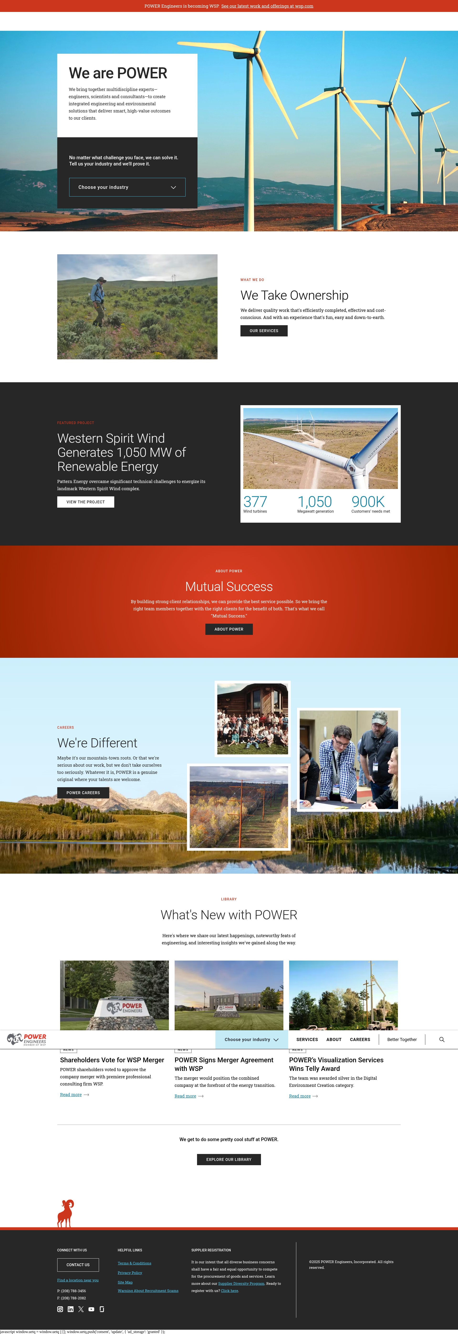 Screenshot of powereng.com