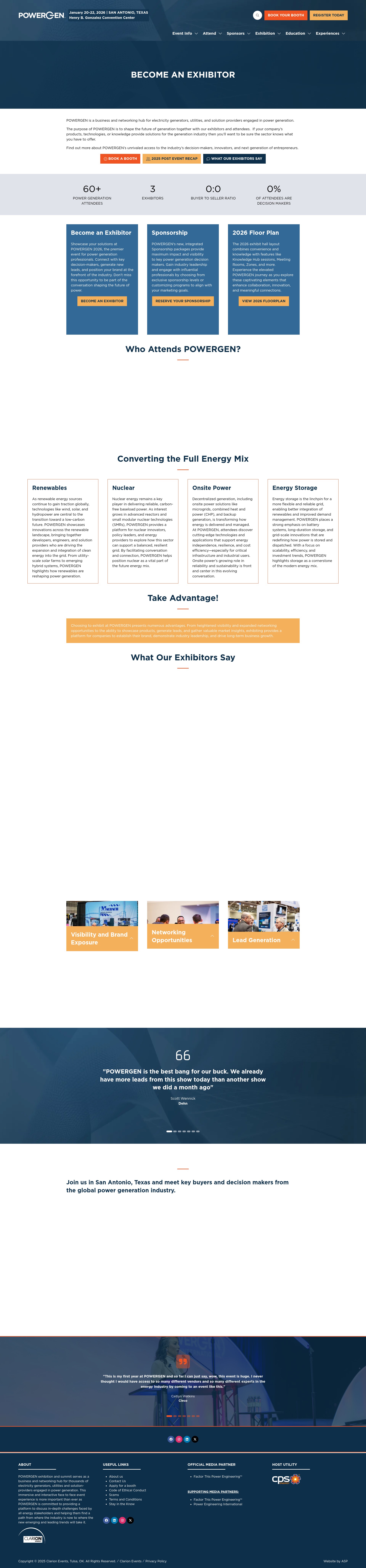 Screenshot of powergen.com