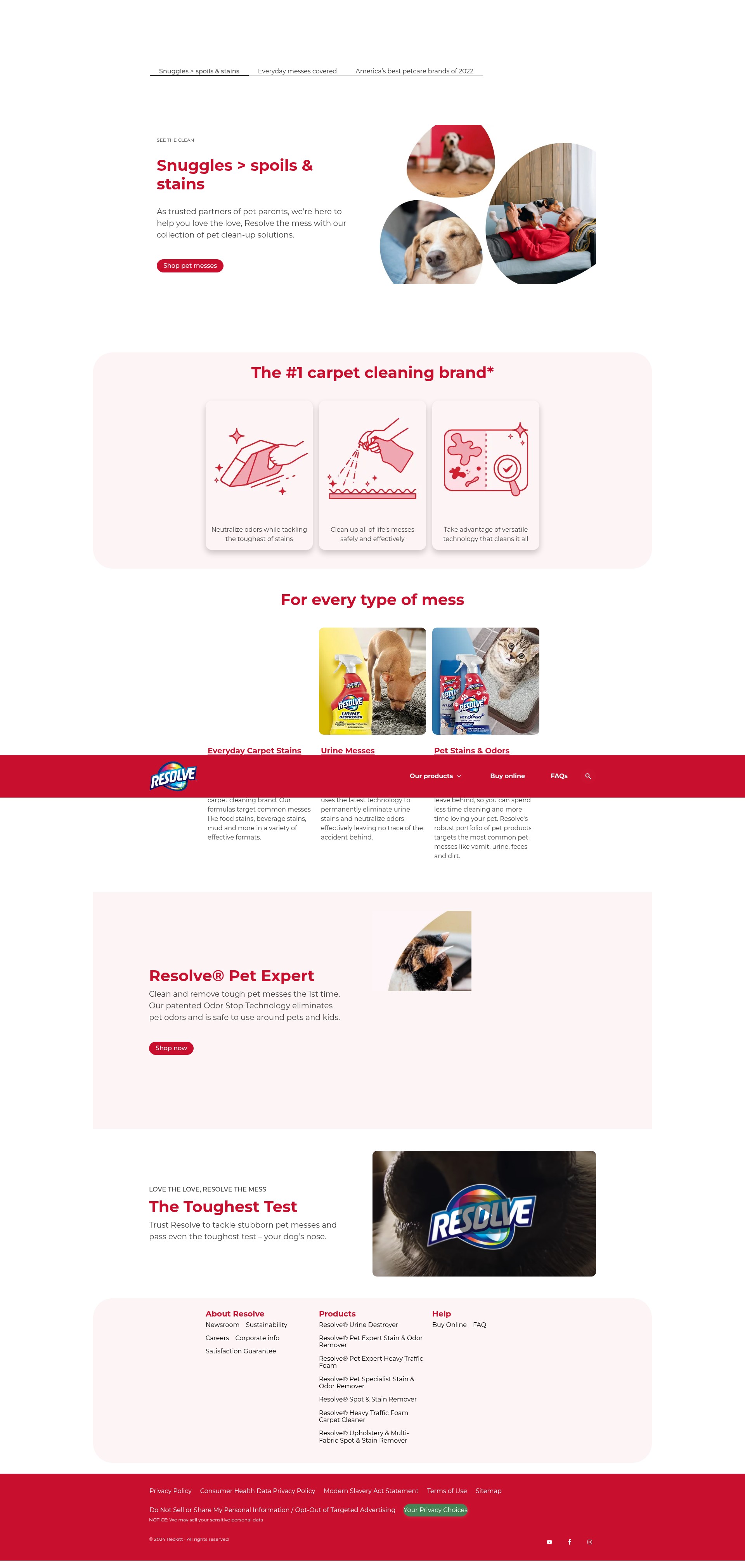 Screenshot of powerofresolve.com