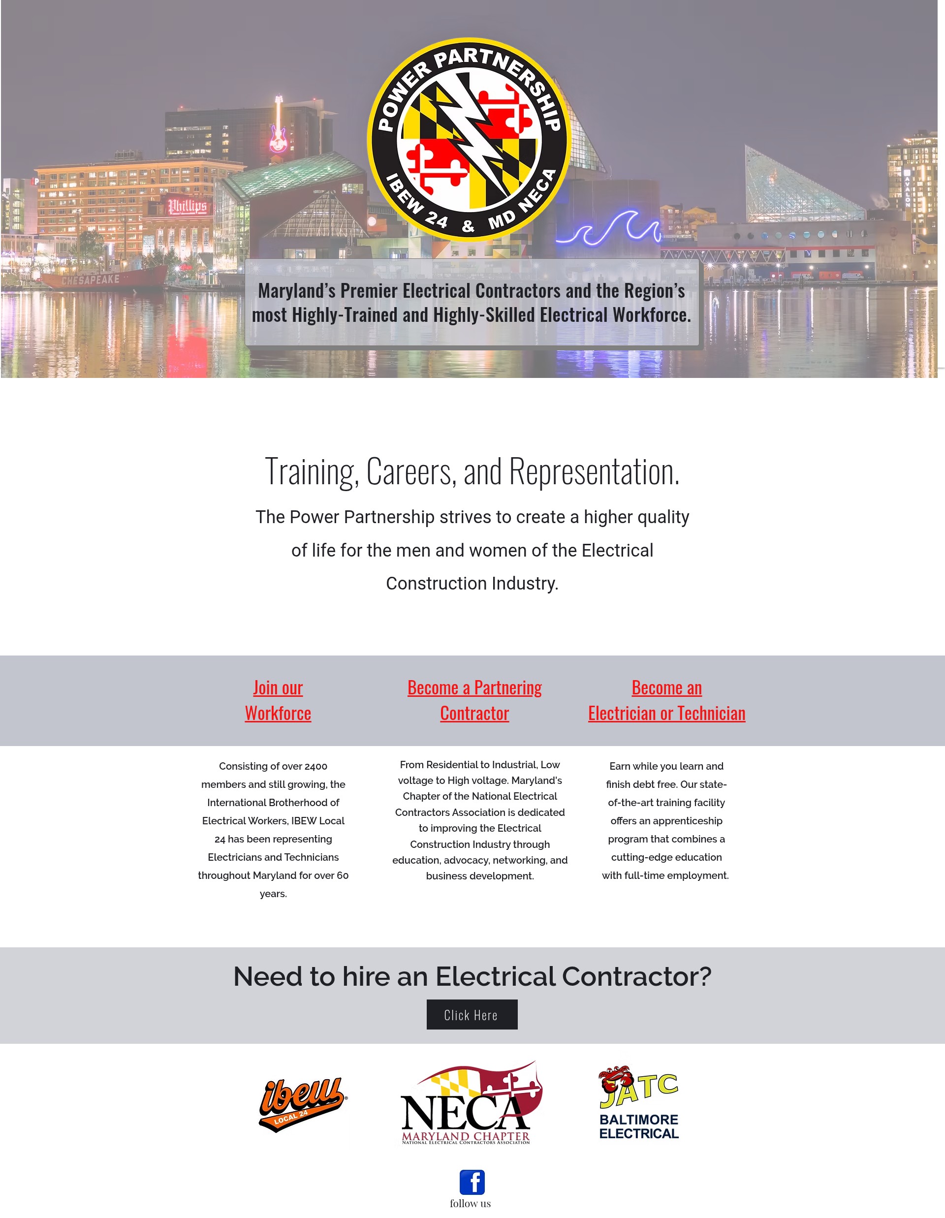 Screenshot of powerpartnership.org