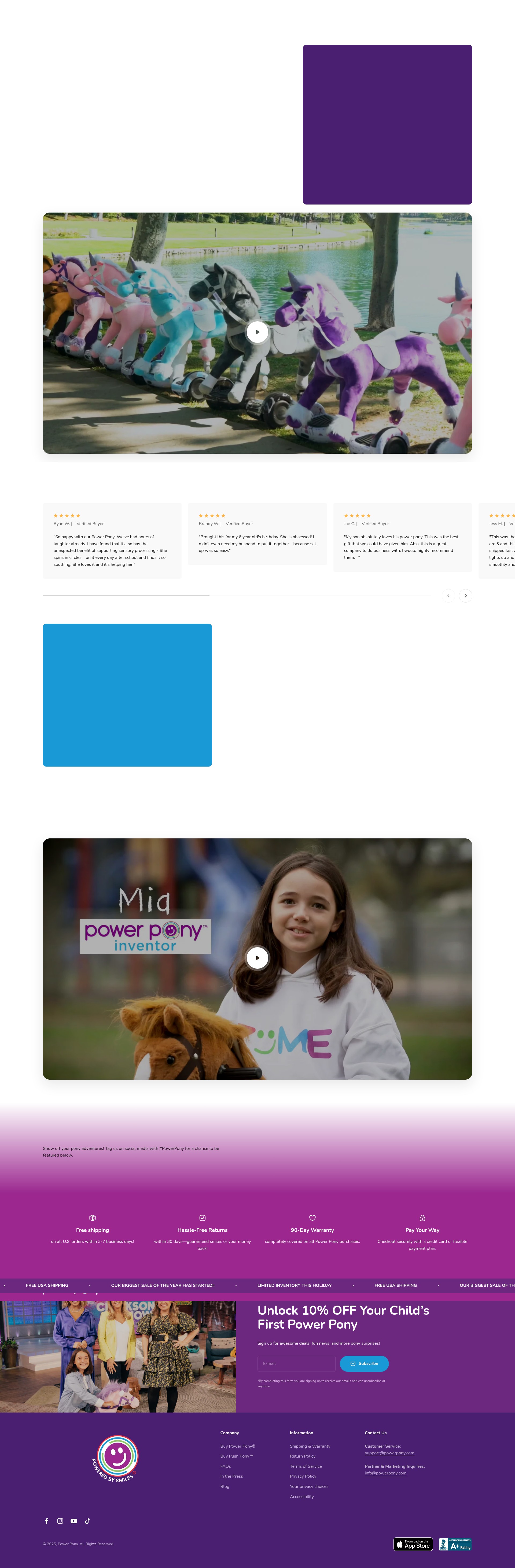 Screenshot of powerpony.com