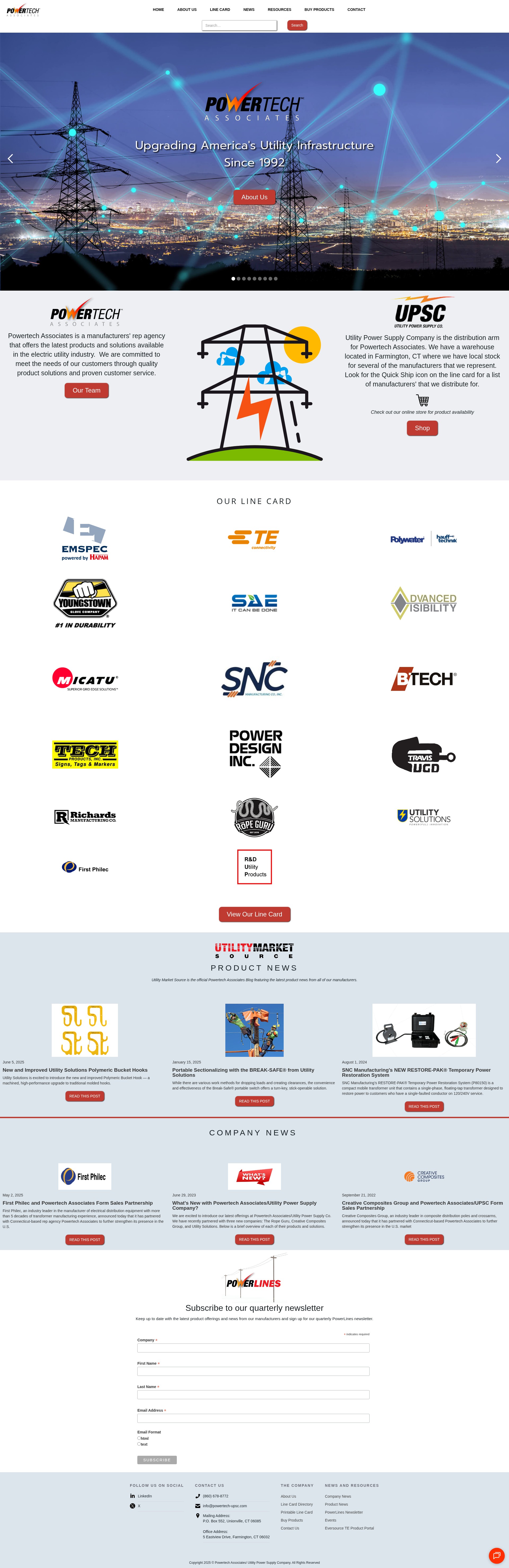 Screenshot of powertech-upsc.com