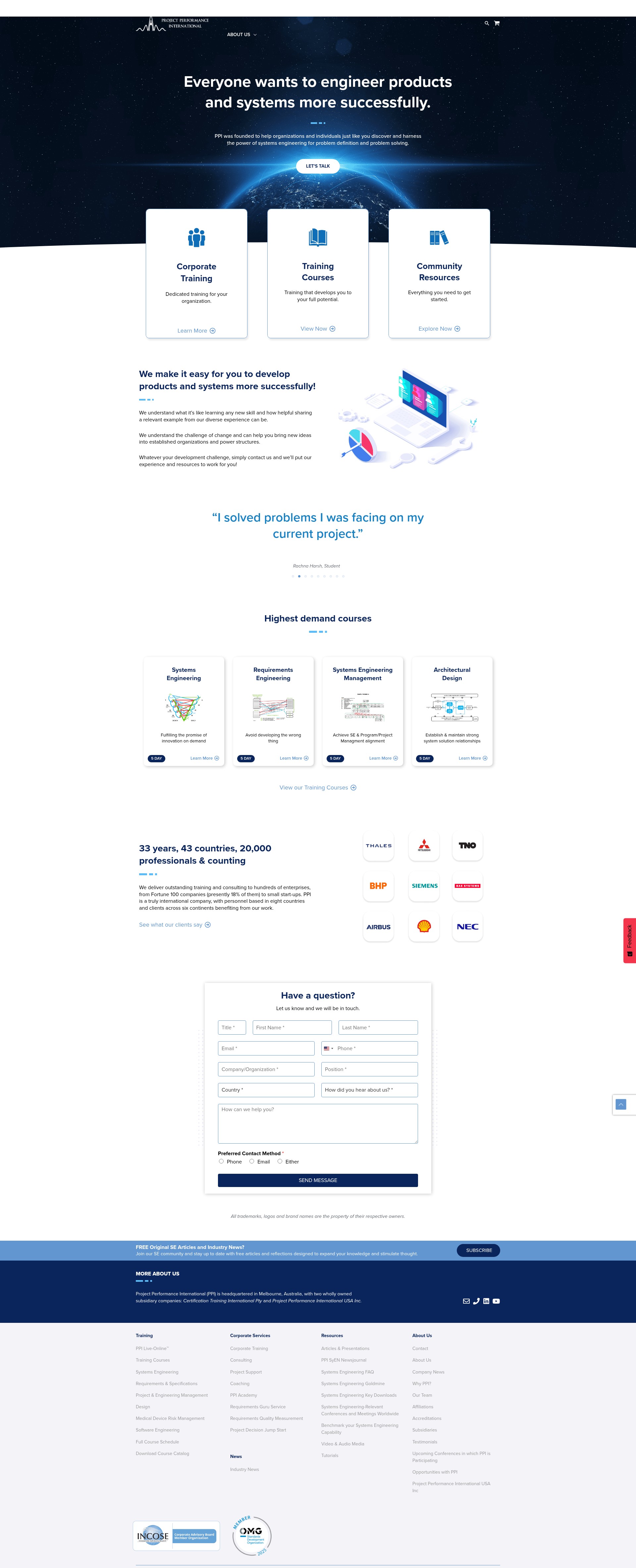 Screenshot of ppi-int.com