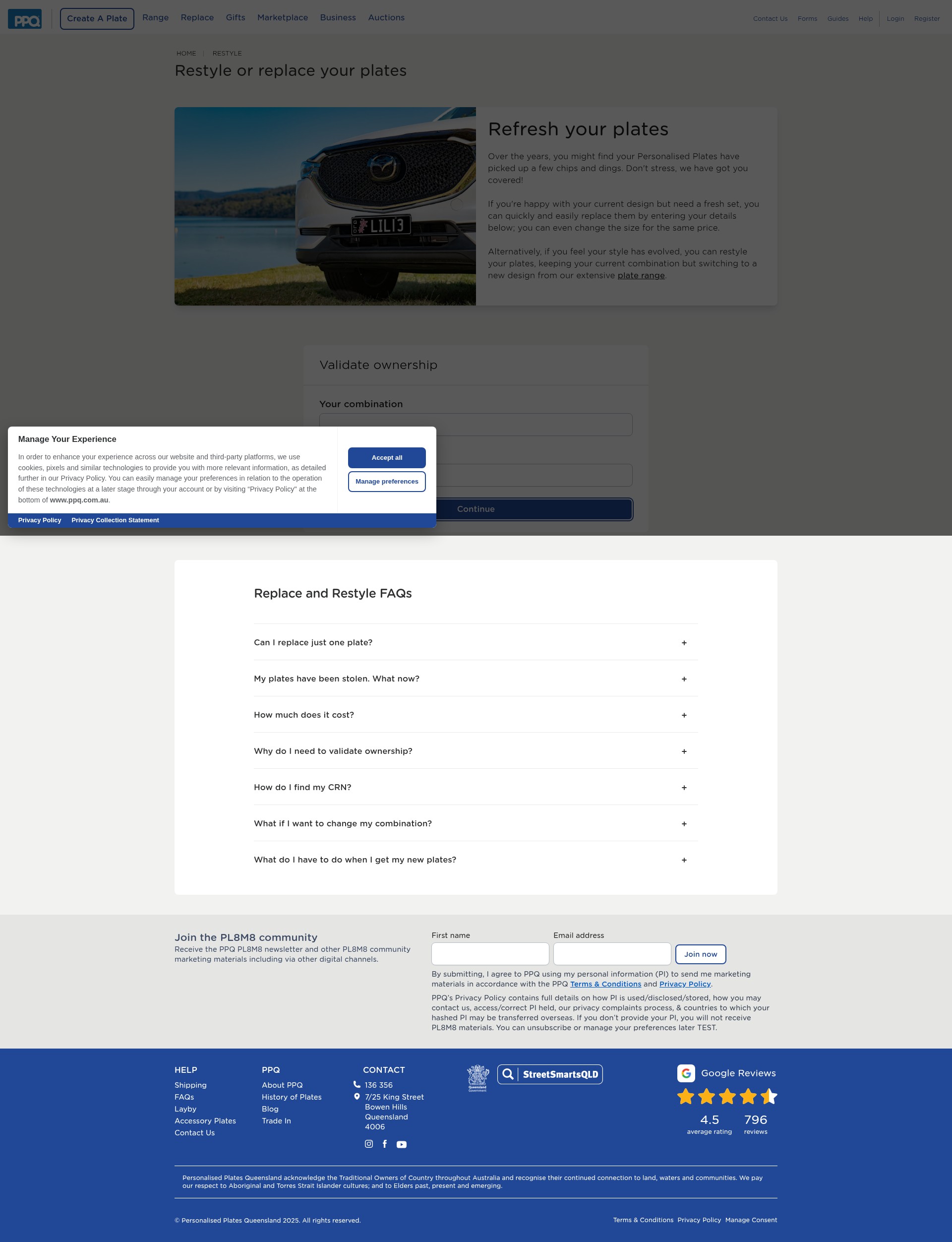 Screenshot of ppq.com.au