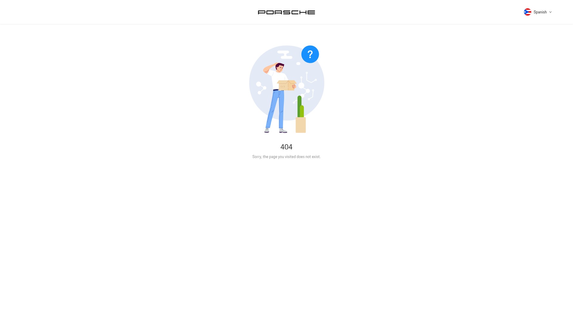 Screenshot of pr.servicehub.porsche.com