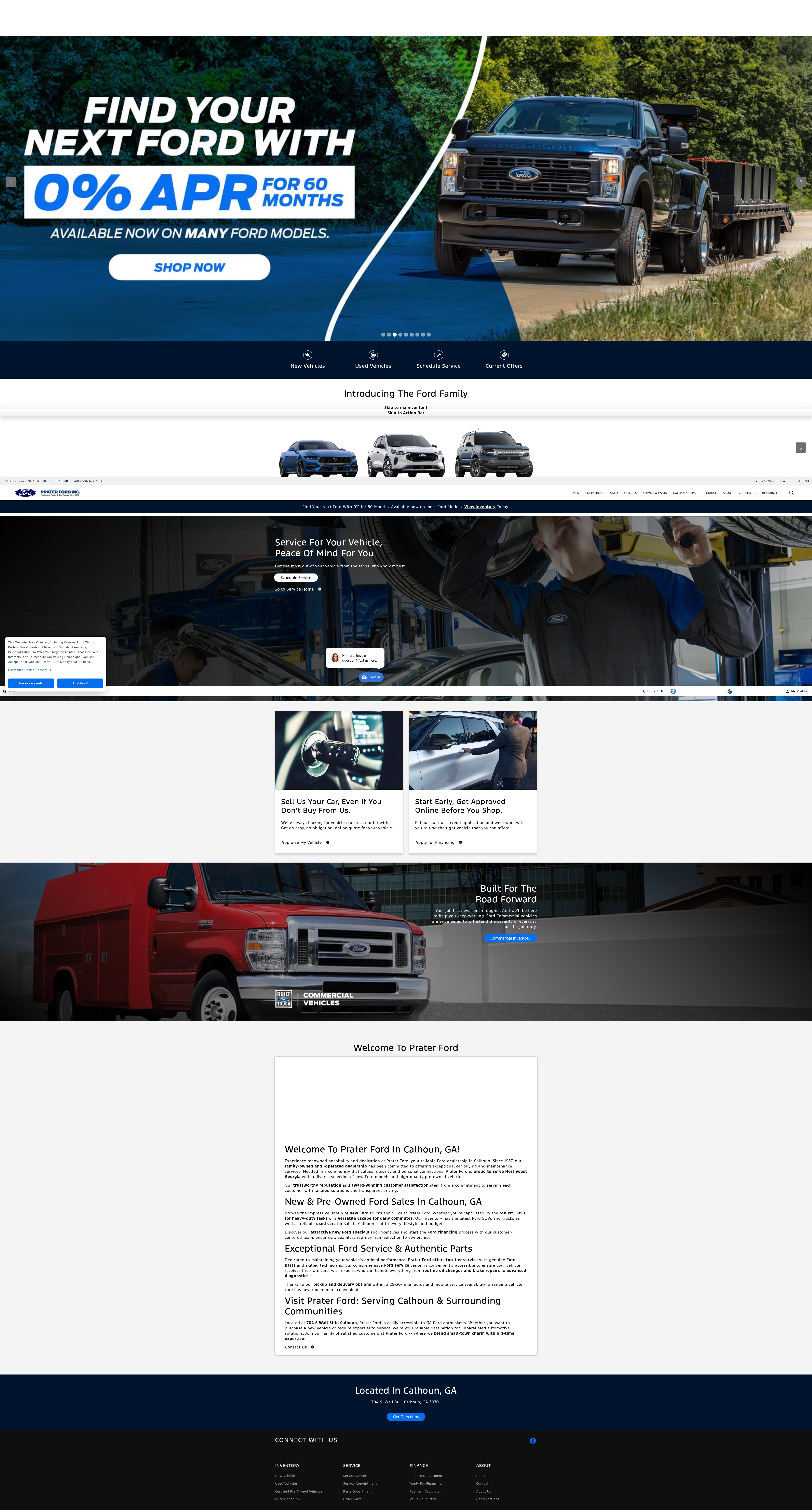 Screenshot of praterford.com