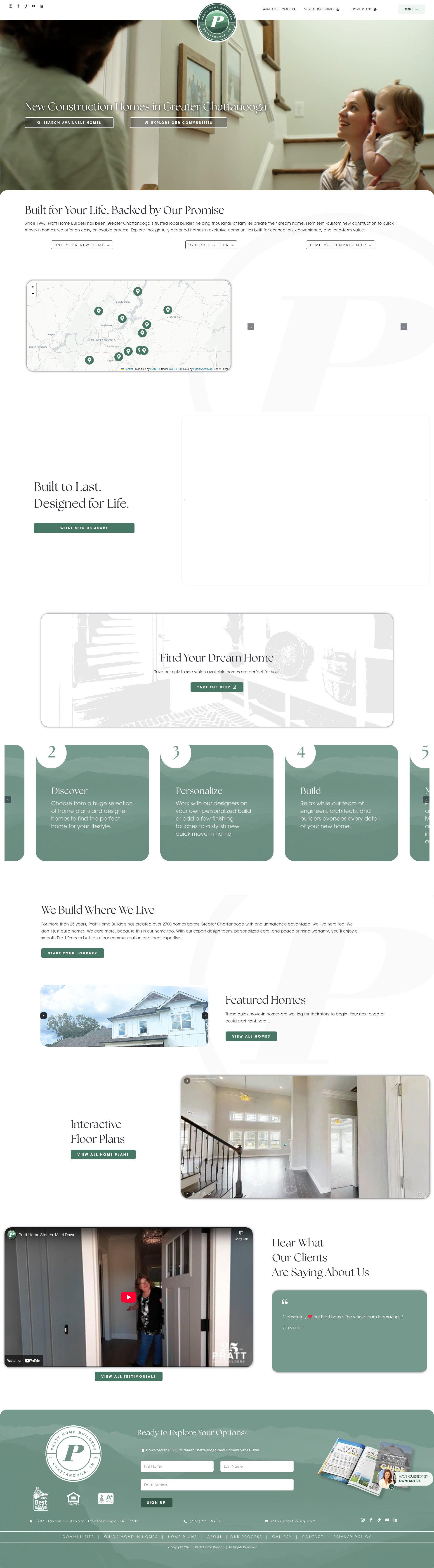 Screenshot of prattliving.com