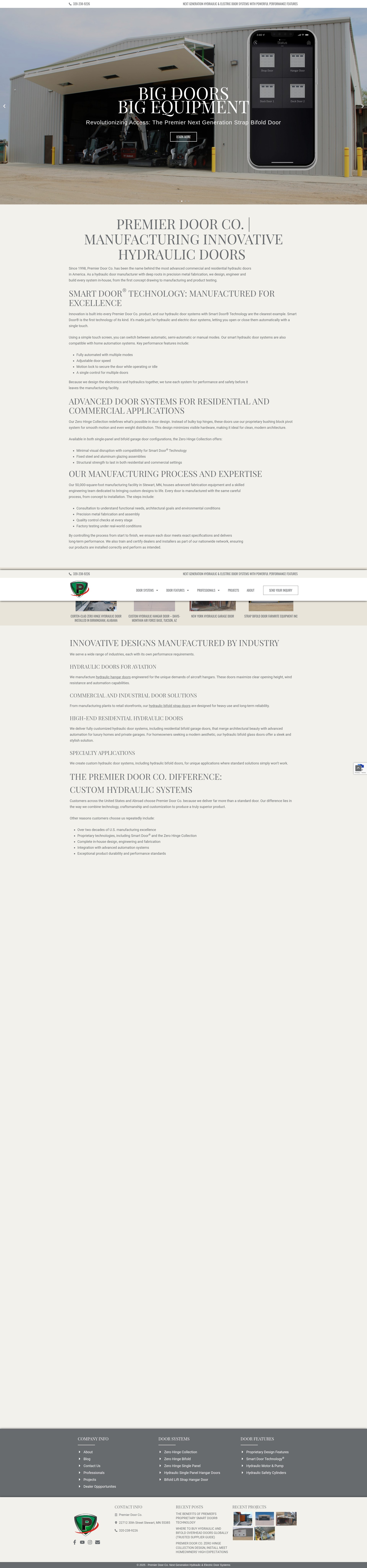Screenshot of premierdoorco.com
