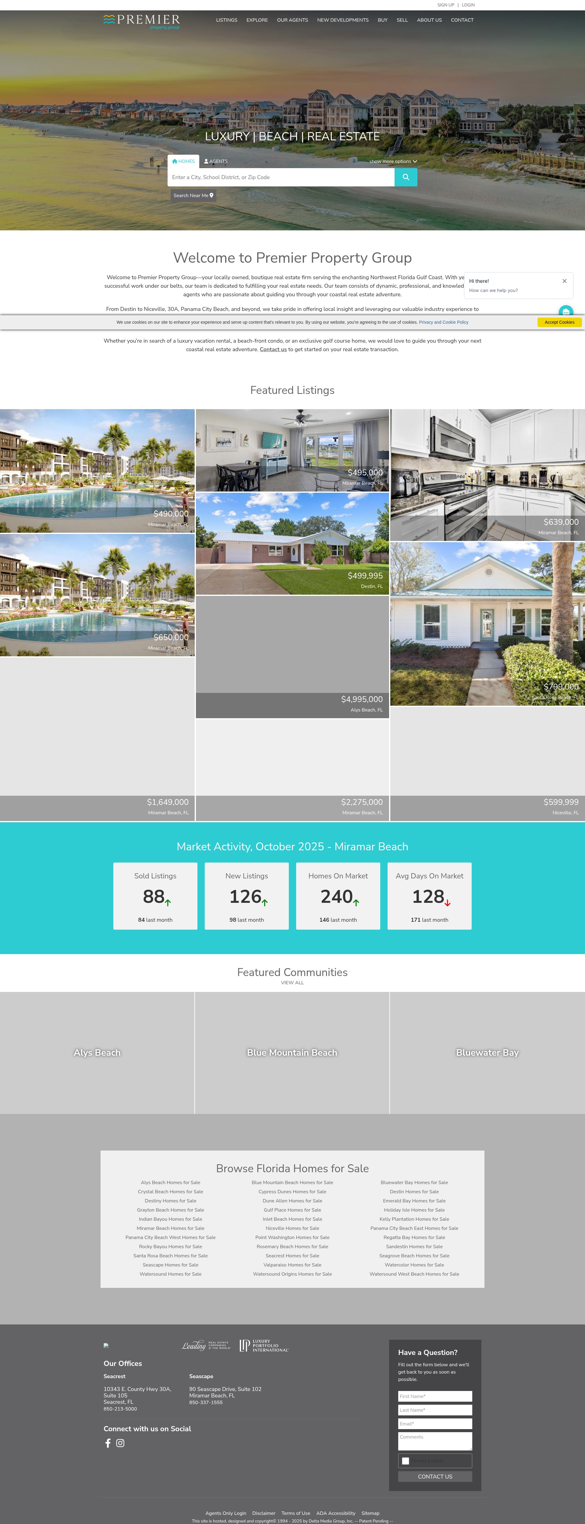 Screenshot of premierfl.com
