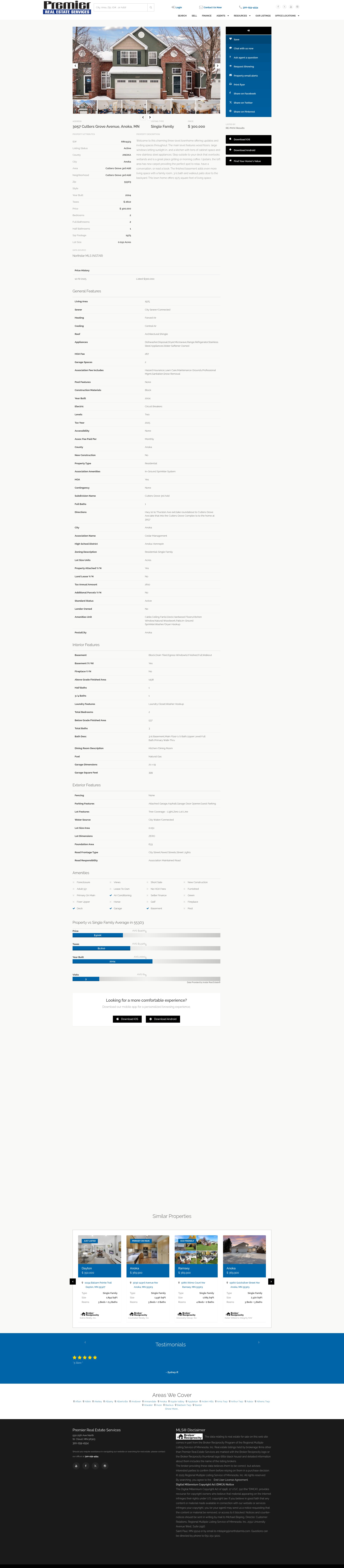 Screenshot of premierhomesearch.com
