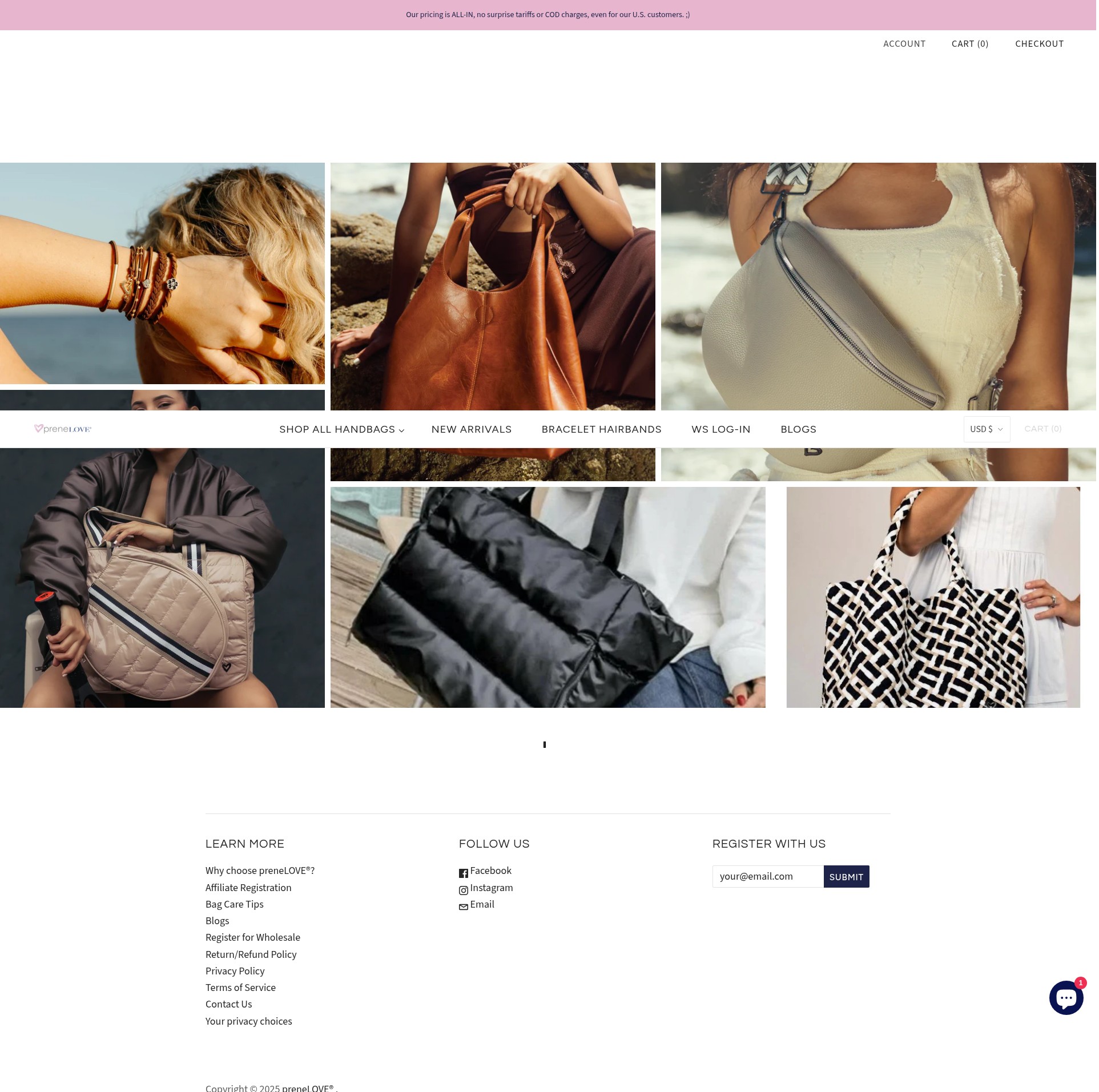 Screenshot of prenelove.ca