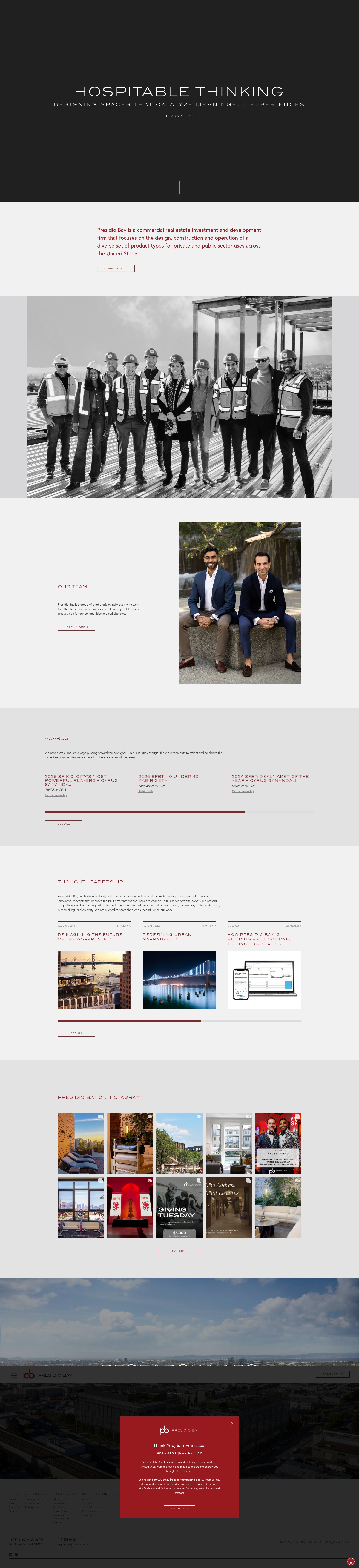 Screenshot of presidiobay.com