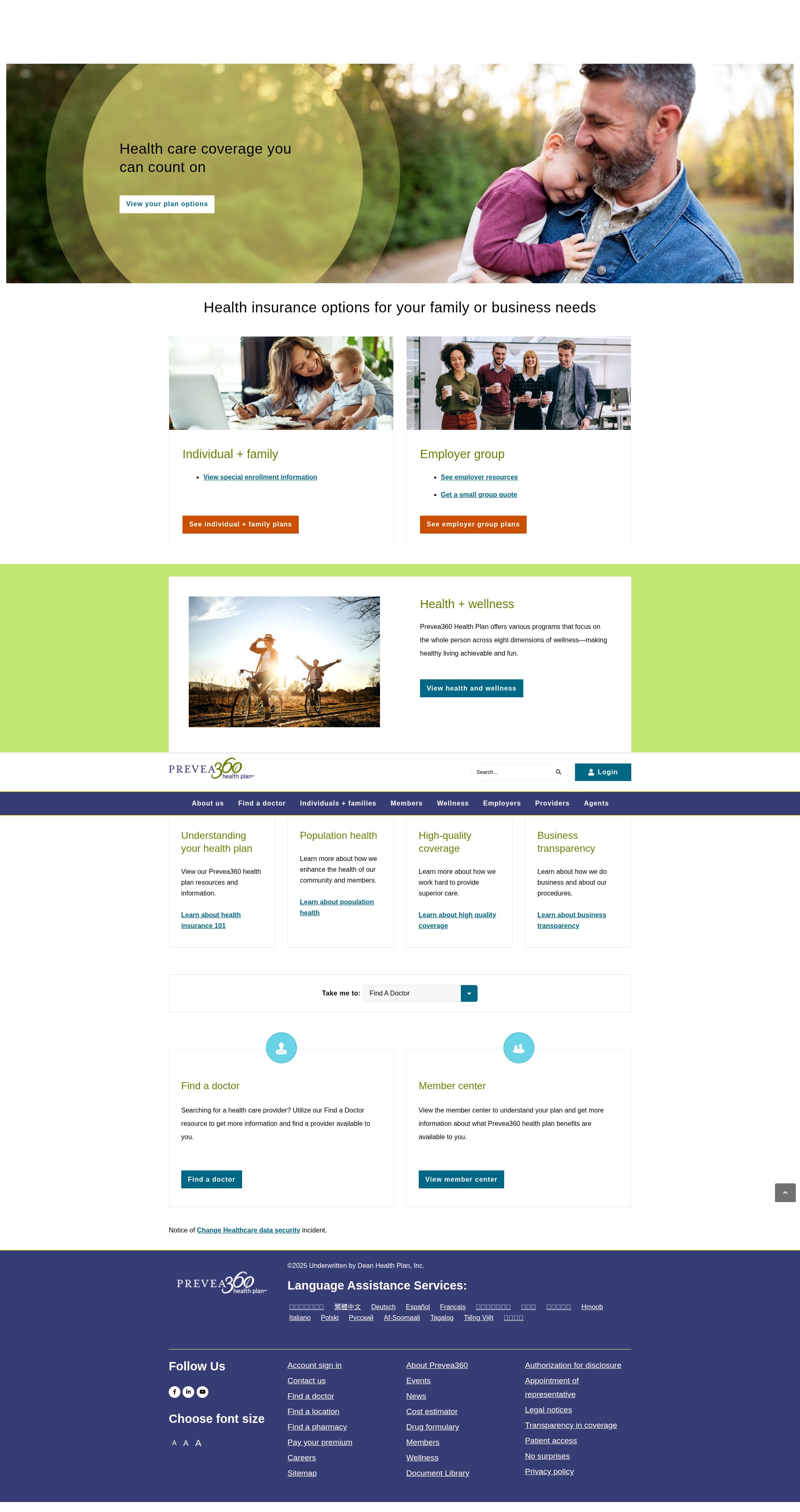 Screenshot of prevea360.com