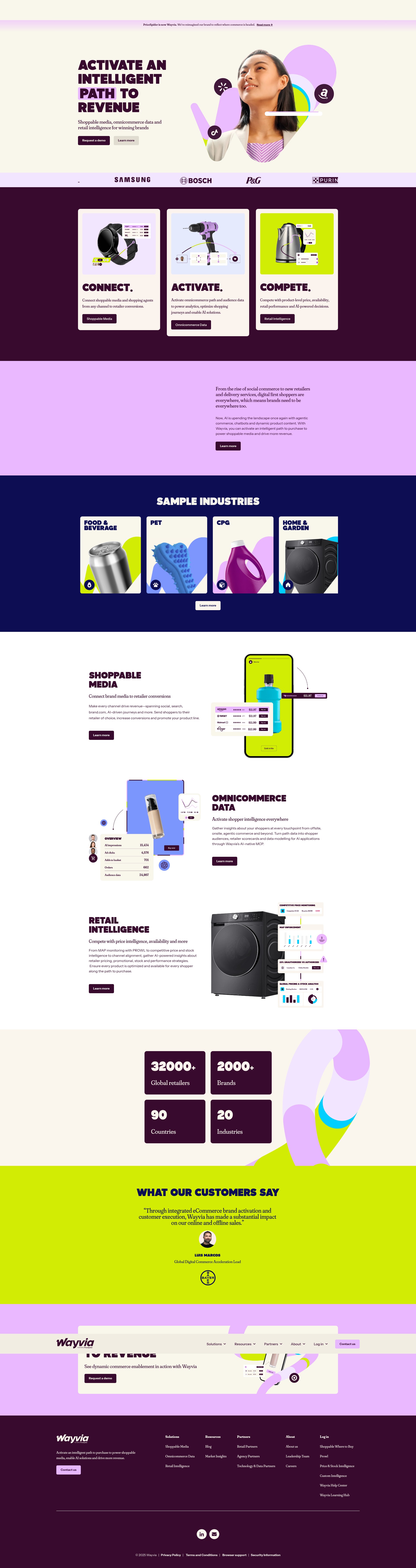 Screenshot of pricespider.com