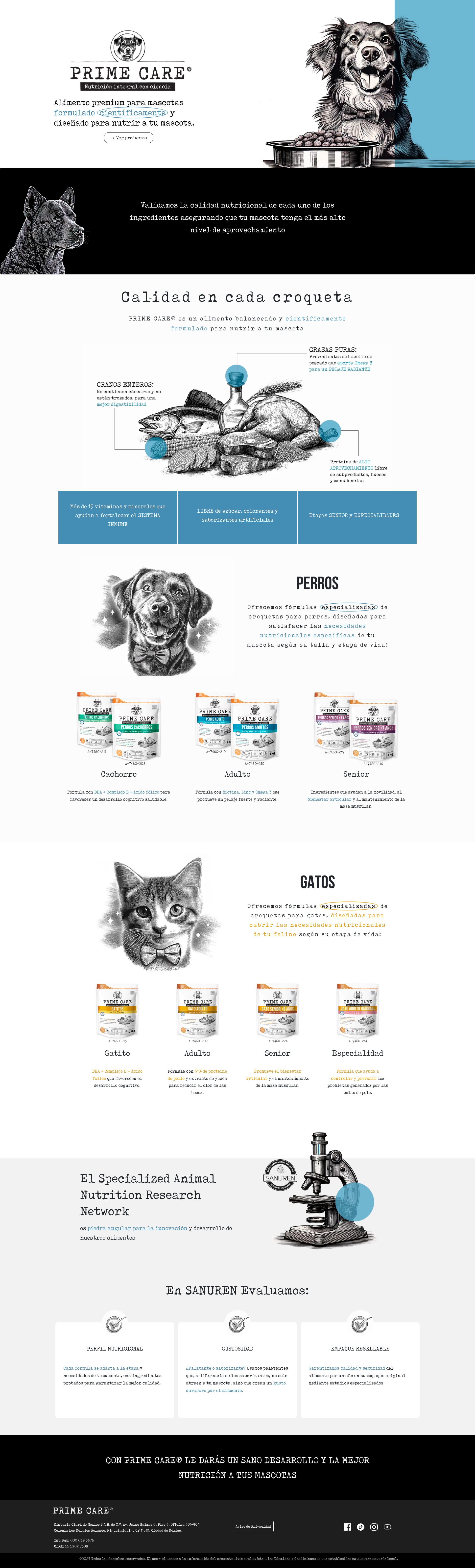 Screenshot of prime-care.com.mx