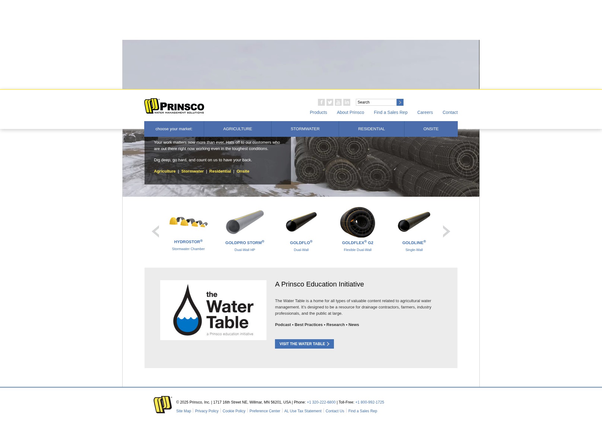 Screenshot of prinsco.com