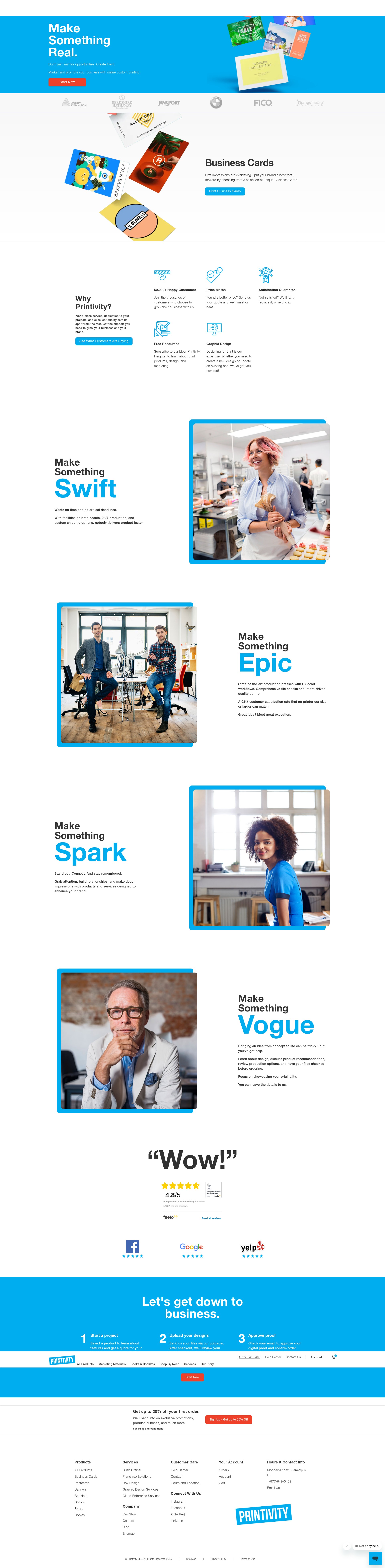 Screenshot of printivity.com