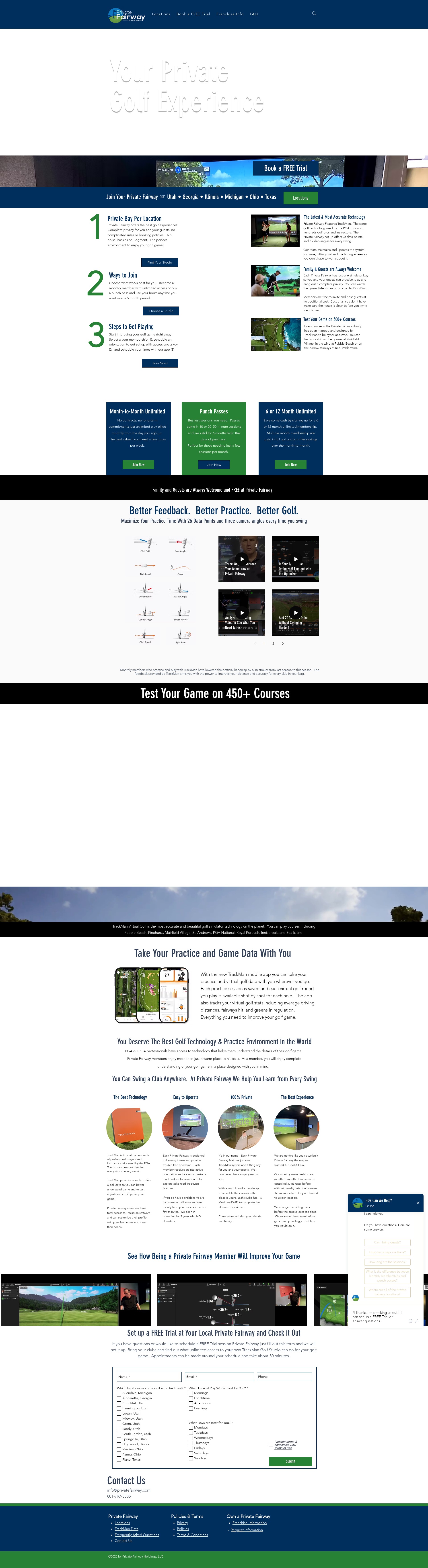 Screenshot of privatefairway.com
