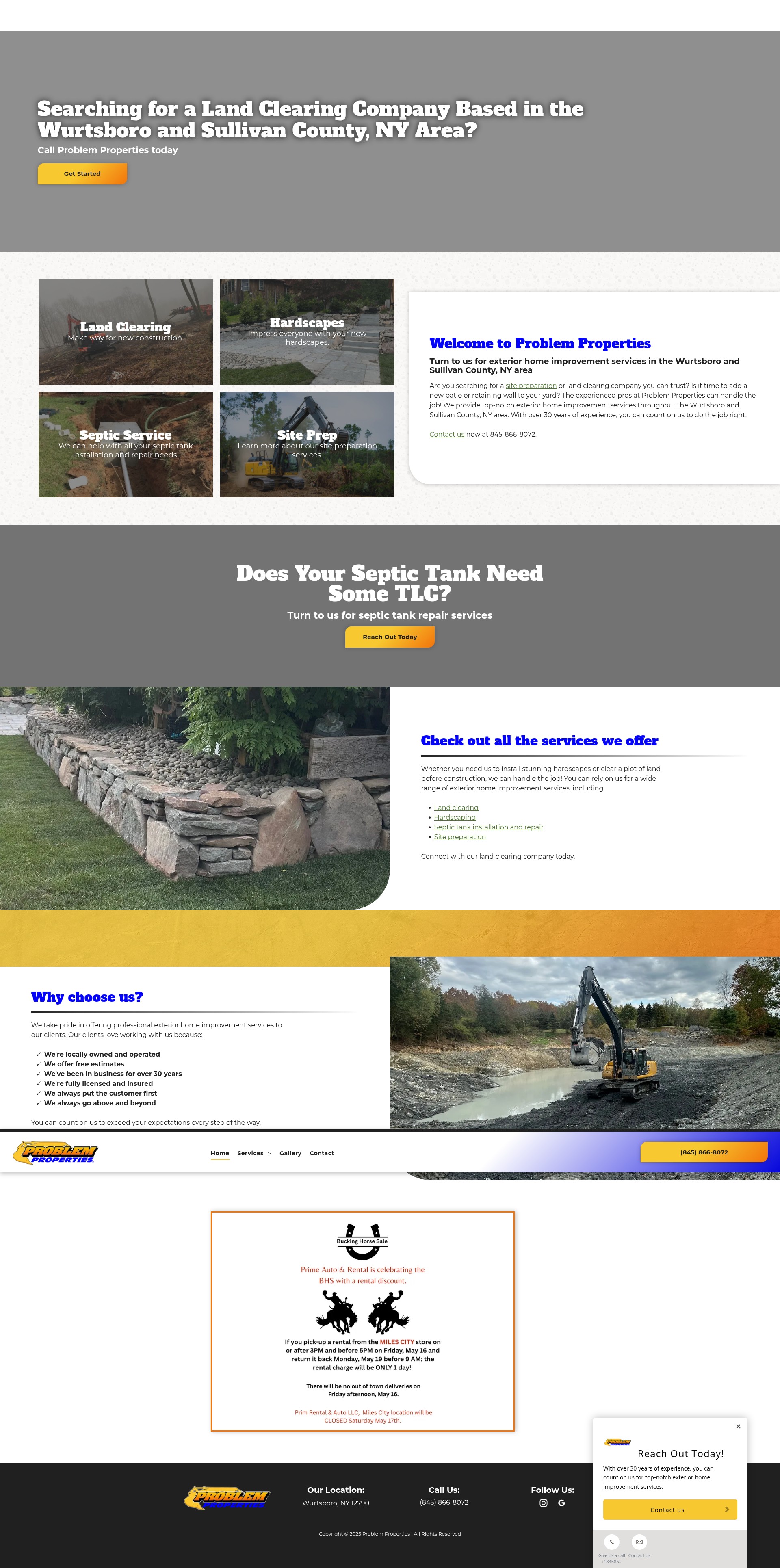 Screenshot of problempropertiesllc.com