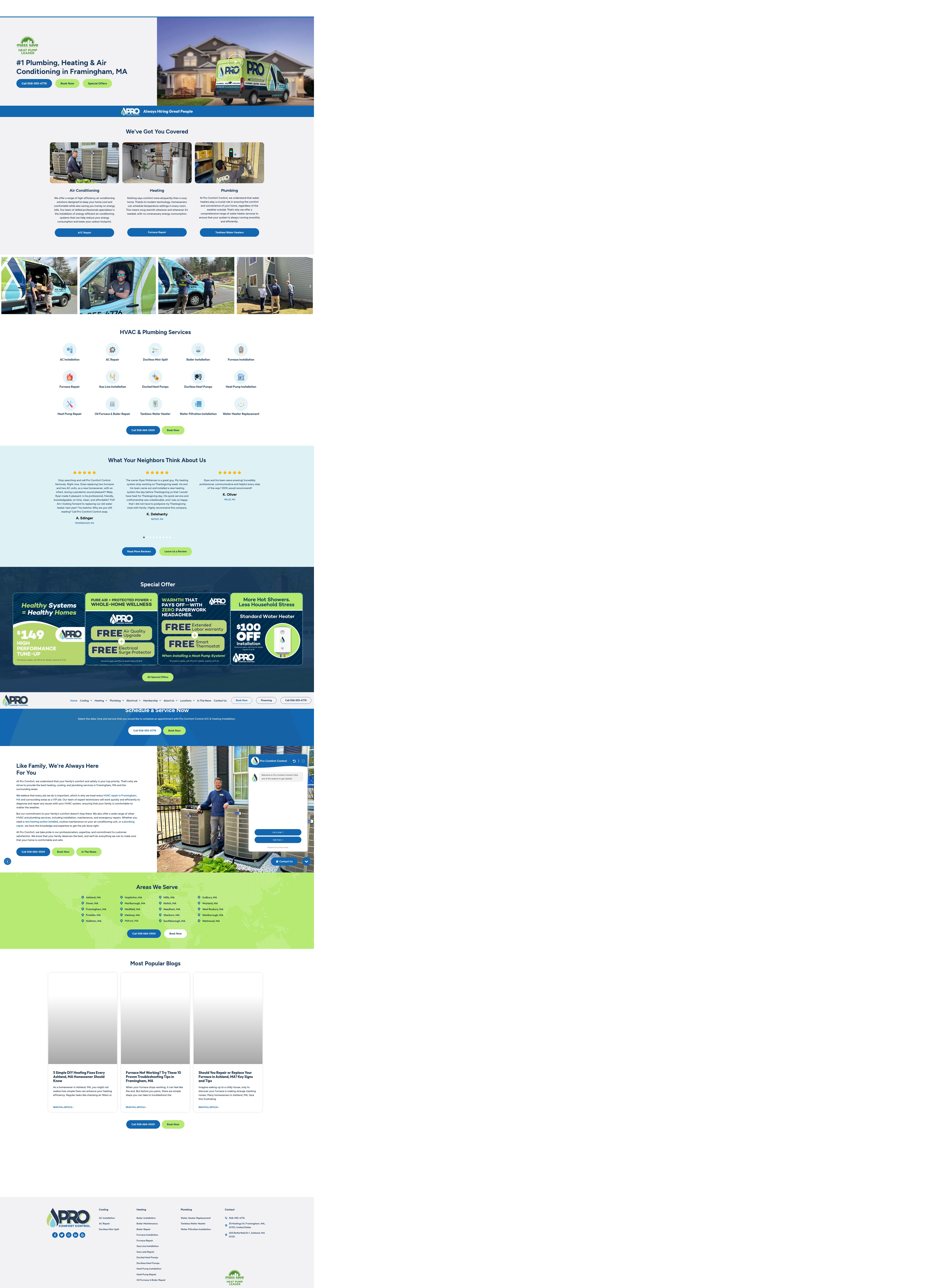 Screenshot of procomfortcontrol.com