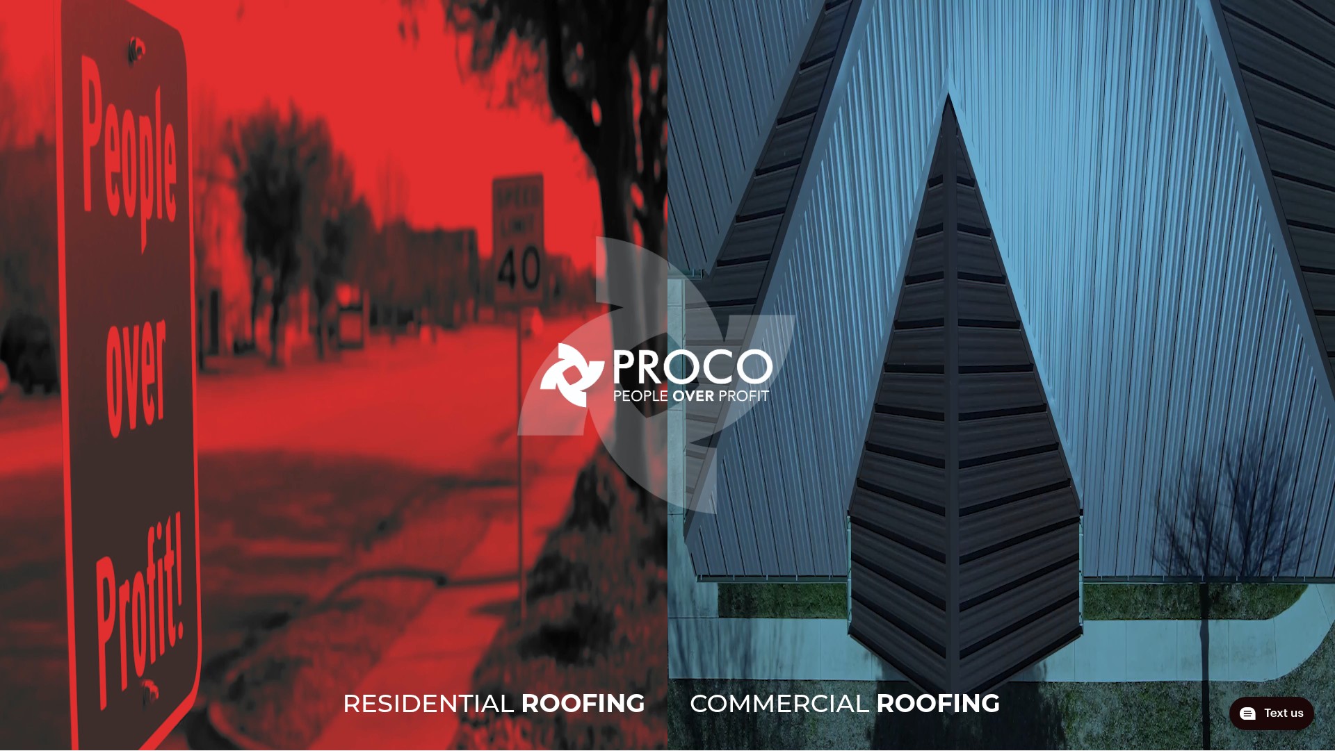 Screenshot of procoroof.com