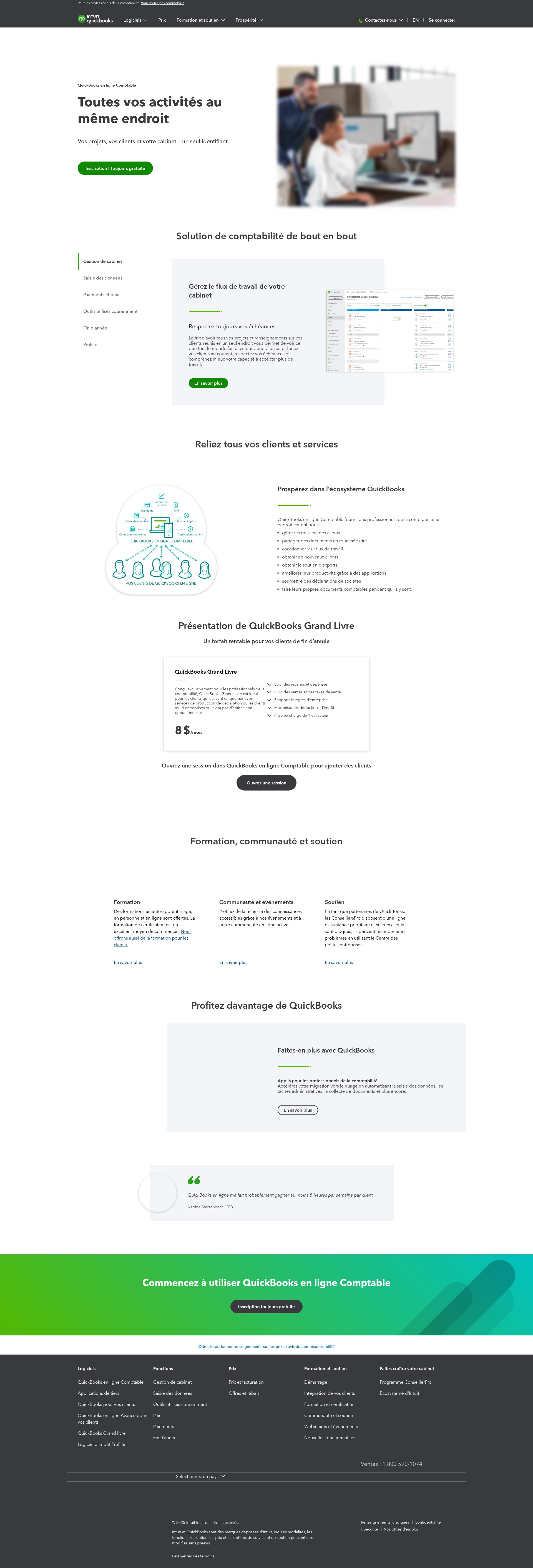 Screenshot of profilefrancais.intuit.ca