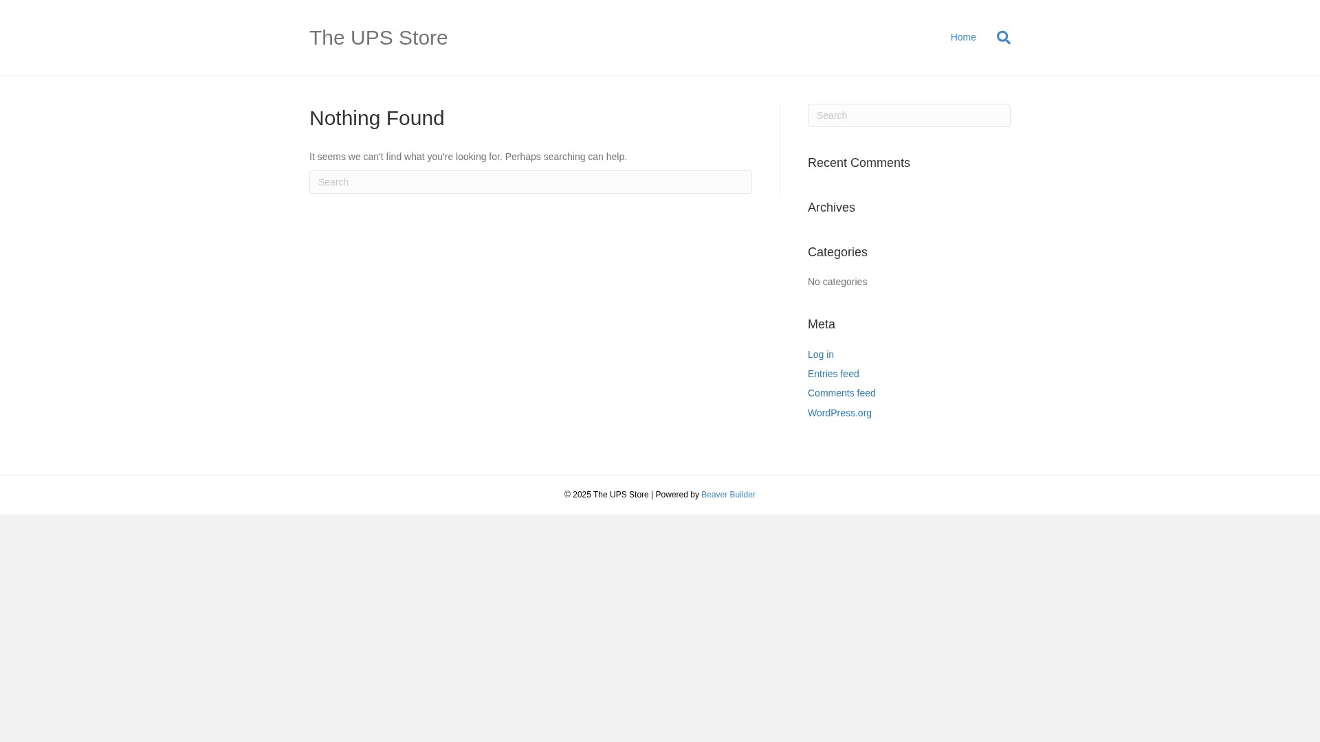 Screenshot of promo.theupsstore.ca
