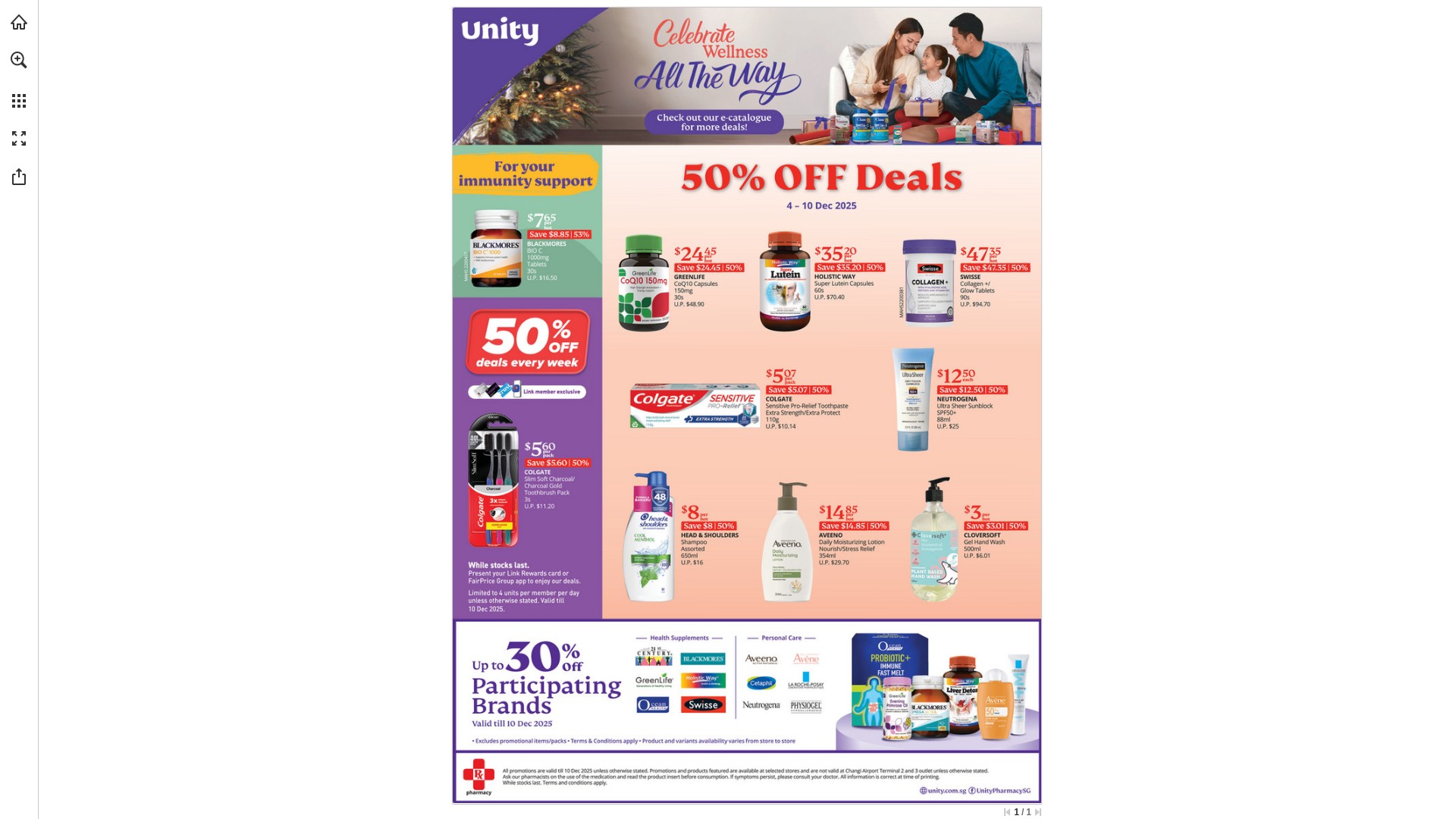 Screenshot of promotions.fairprice.com.sg
