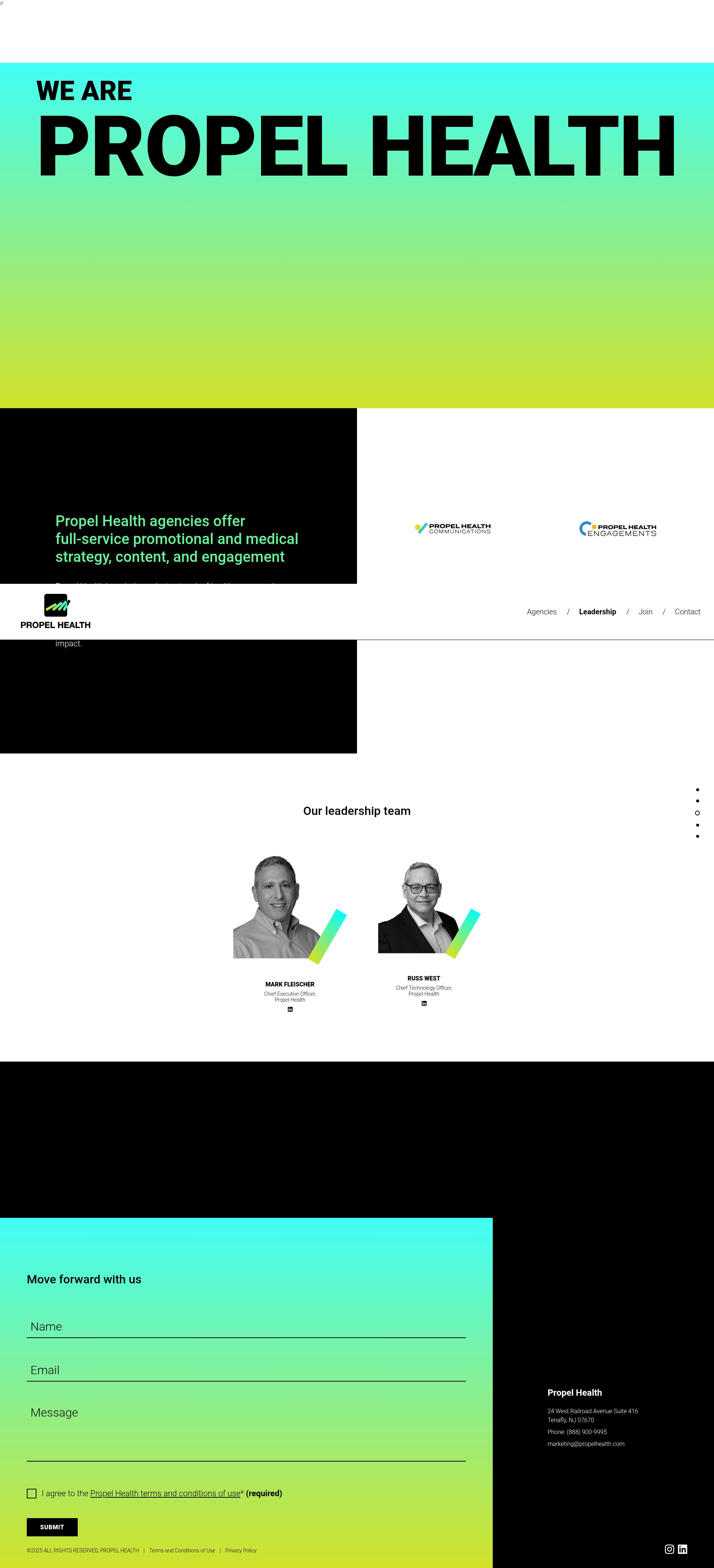 Screenshot of propelhealth.com