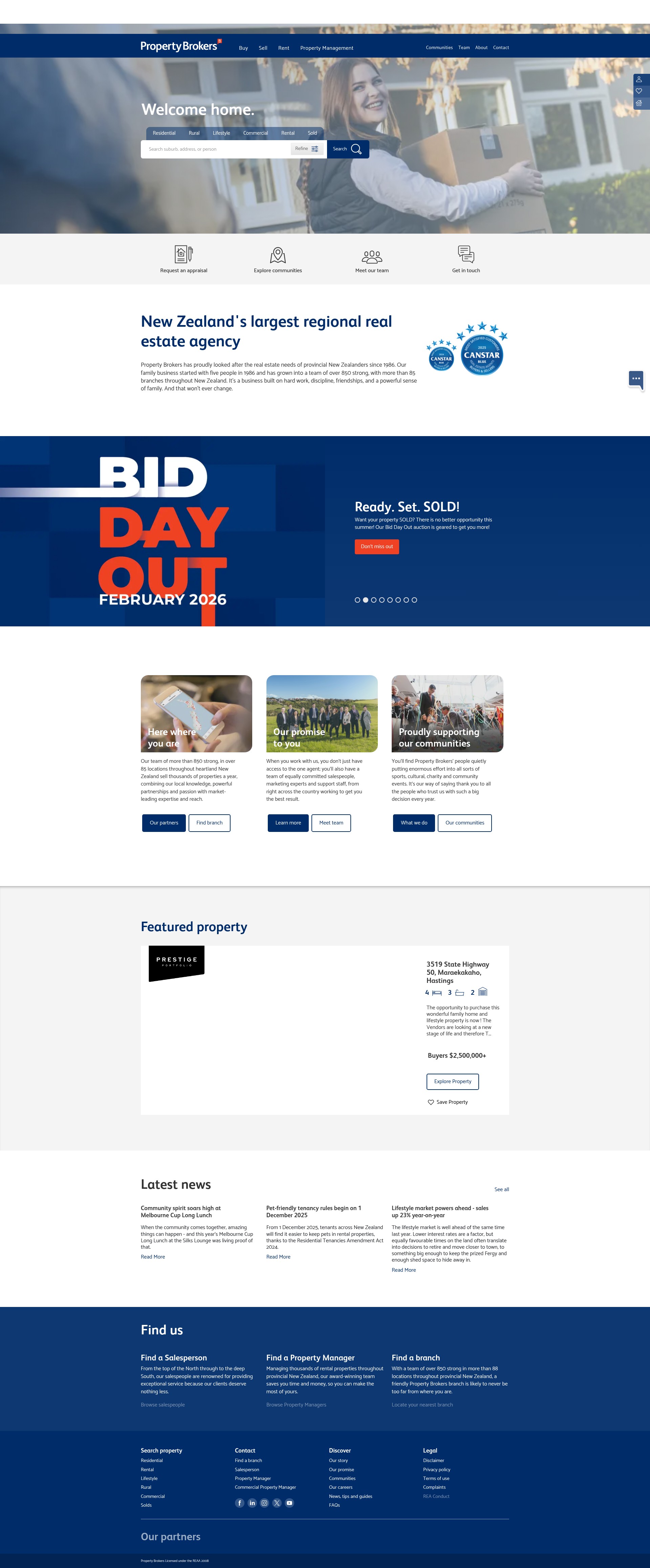 Screenshot of propertybrokers.co.nz