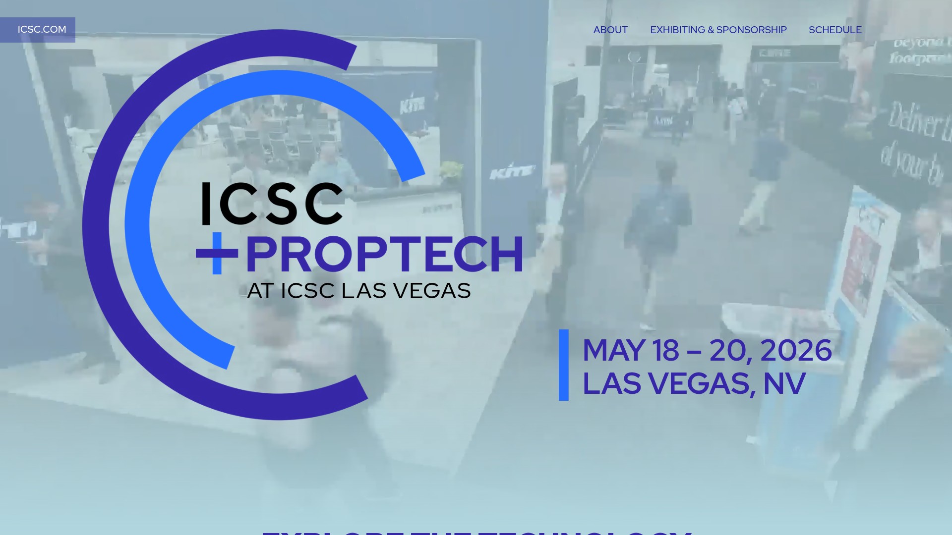 Screenshot of proptech.icsc.com