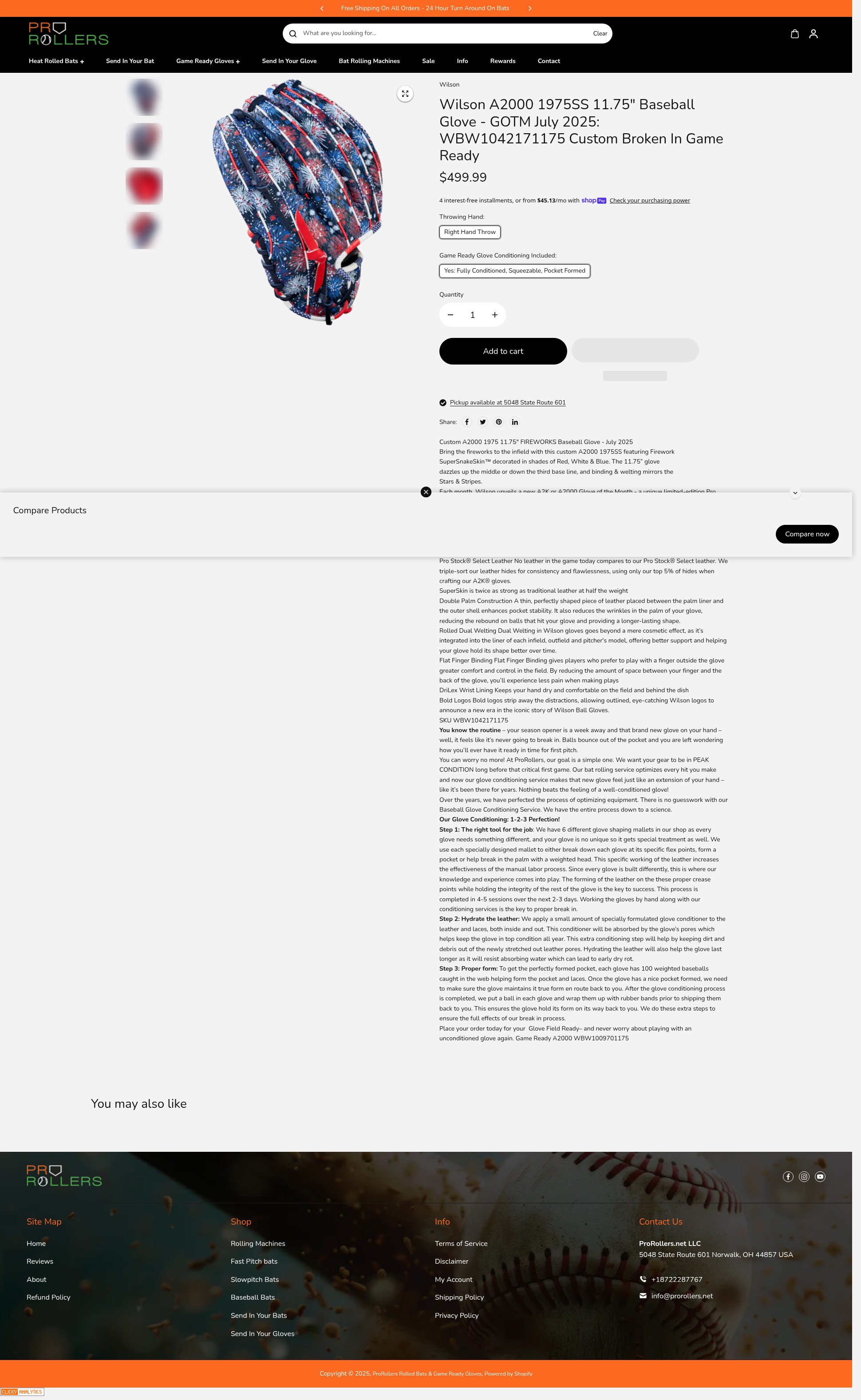 Screenshot of prorollers.net
