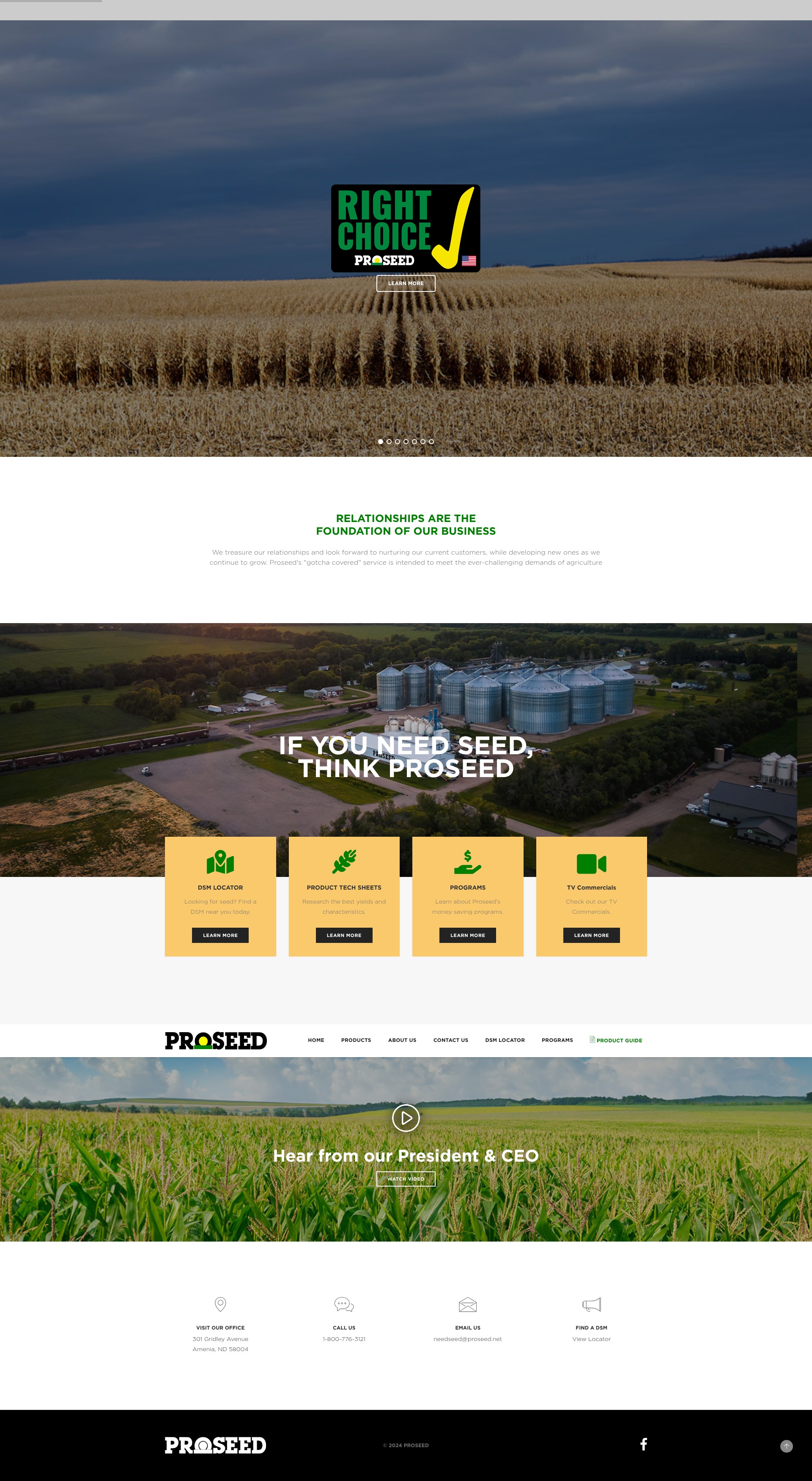 Screenshot of proseed.net