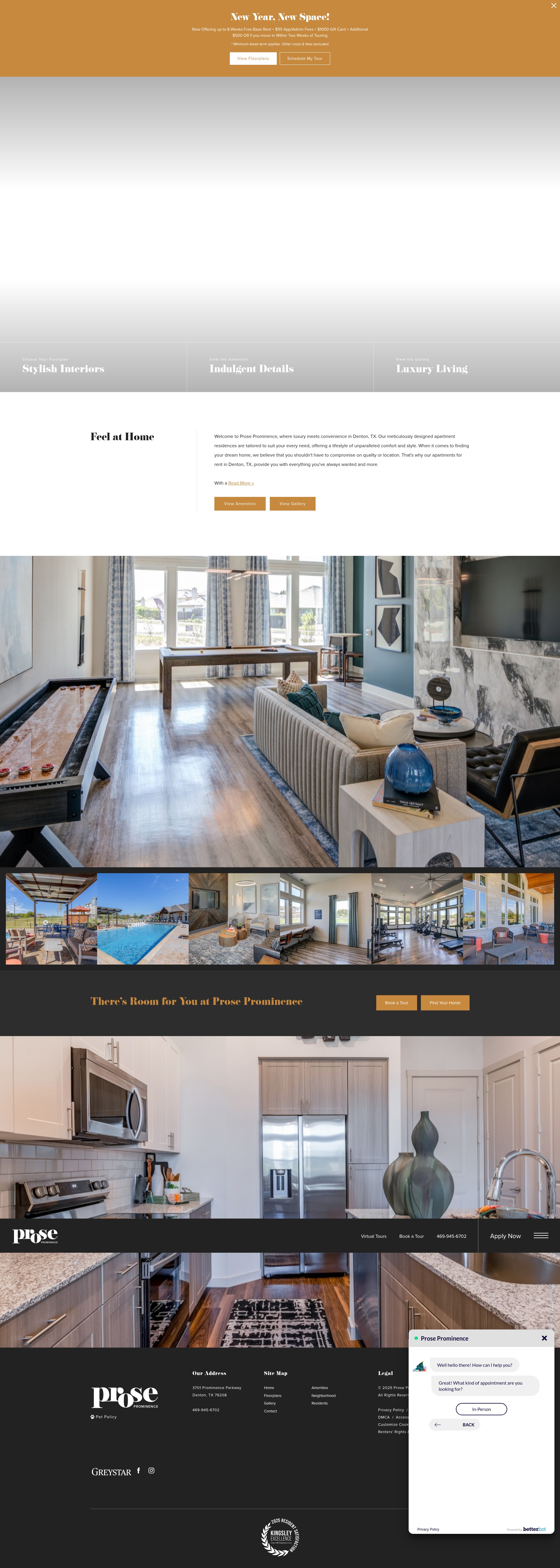 Screenshot of proseprominence.com
