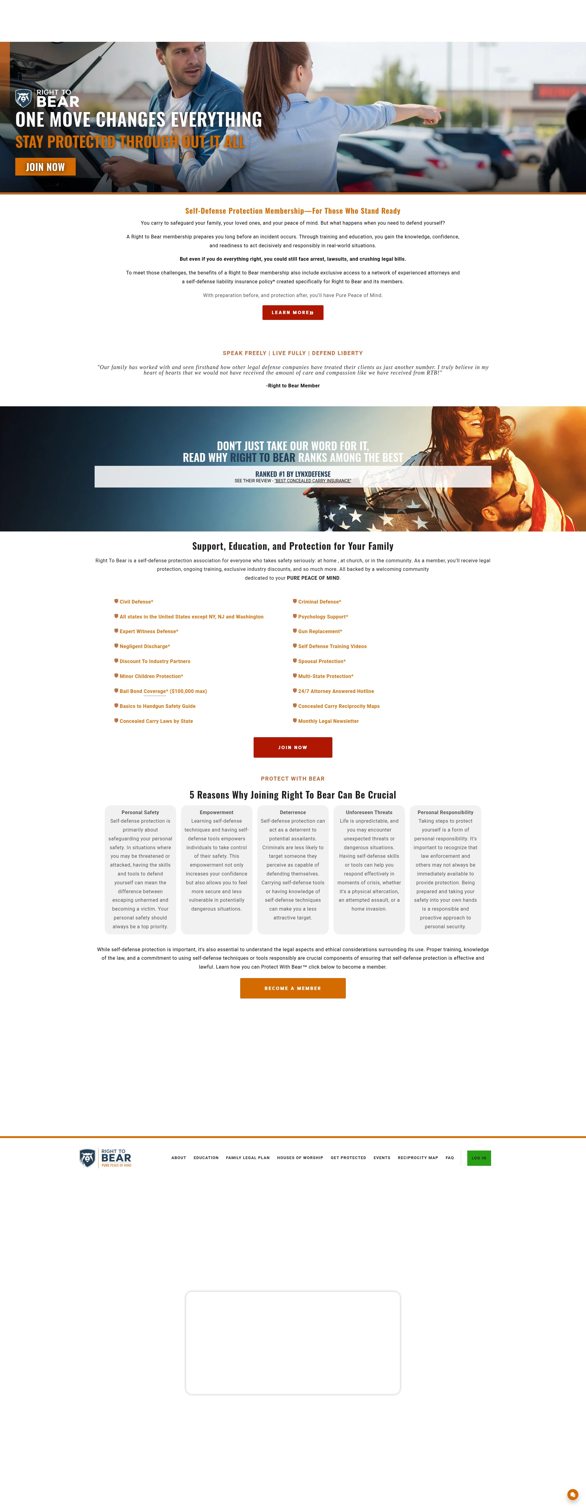 Screenshot of protectwithbear.com