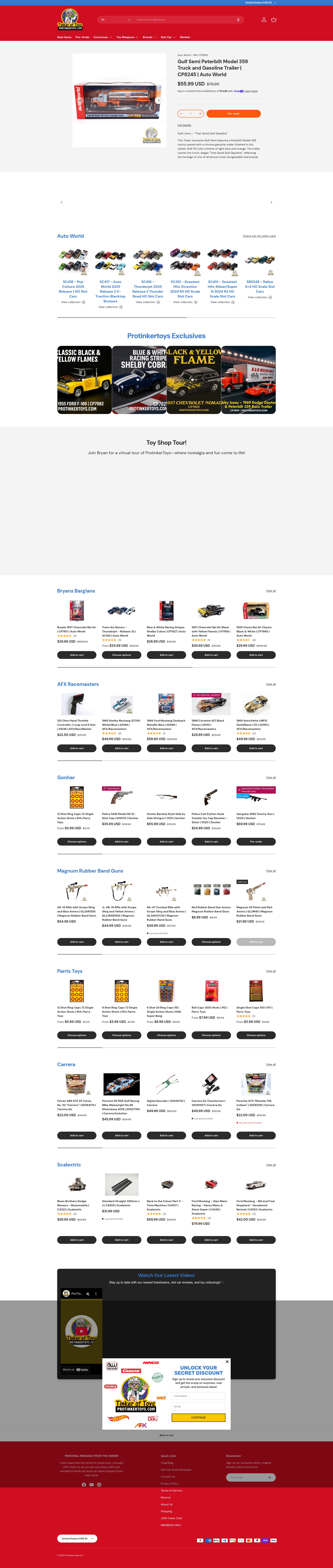 Screenshot of protinkertoys.com