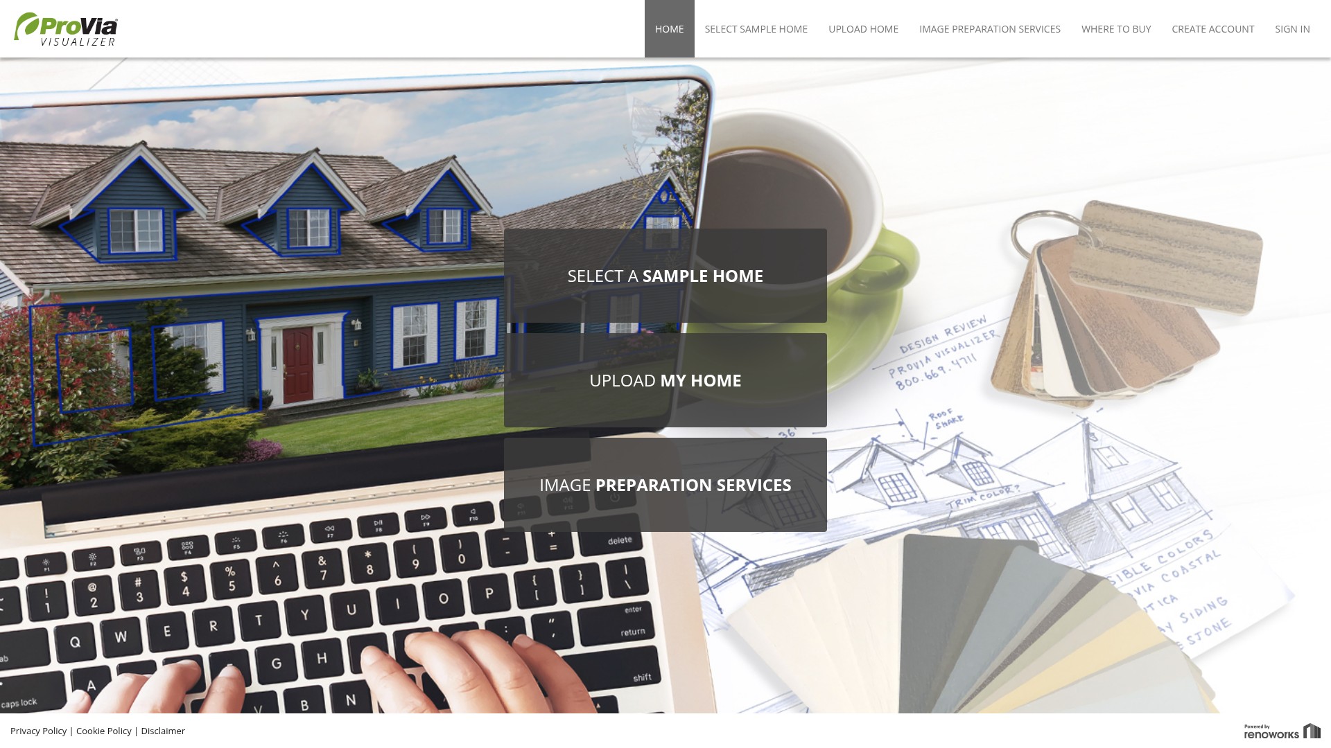 Screenshot of provia.renoworks.com