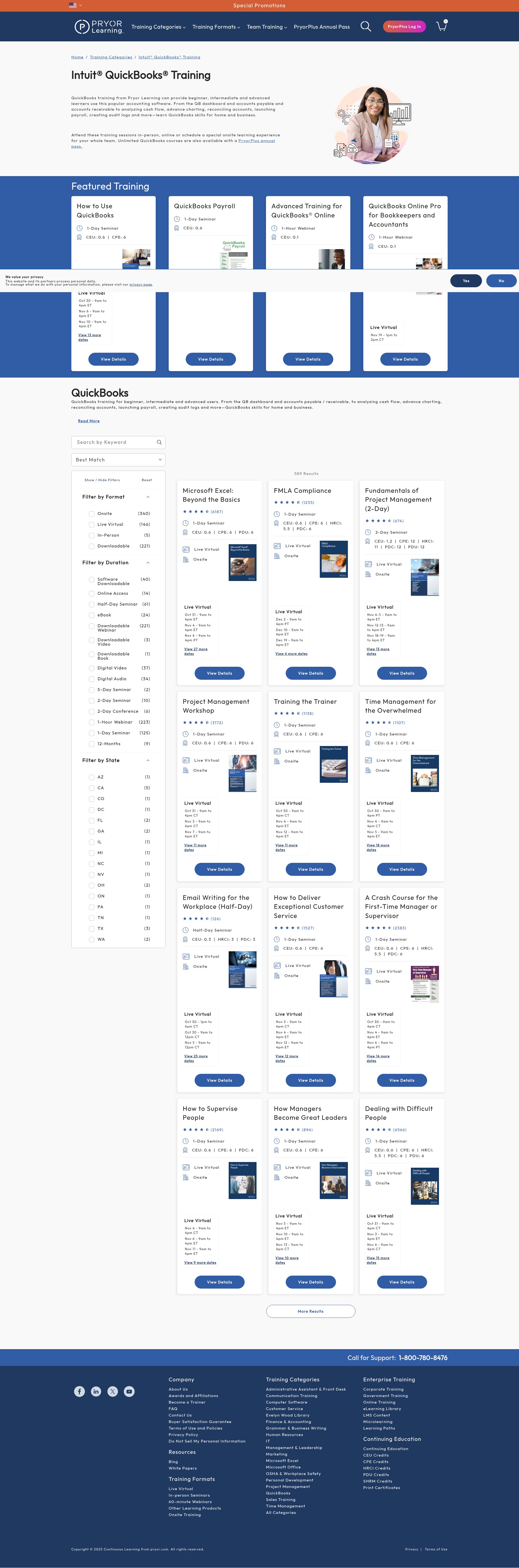 Screenshot of pryor.com