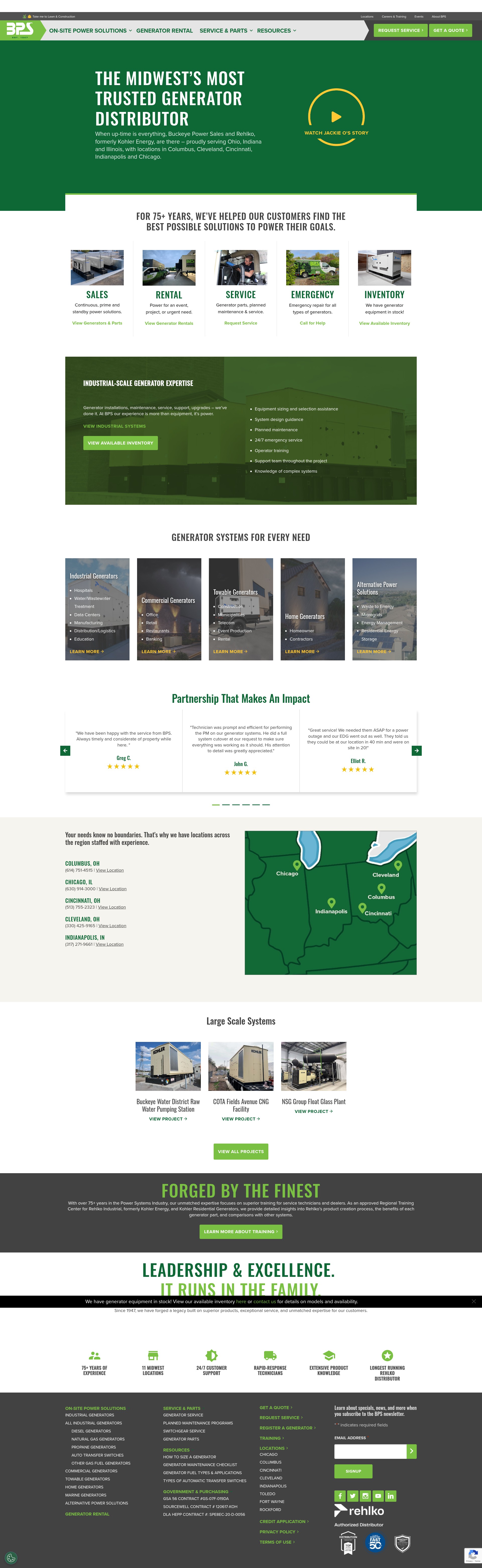 Screenshot of ps.buckeyepowersales.com