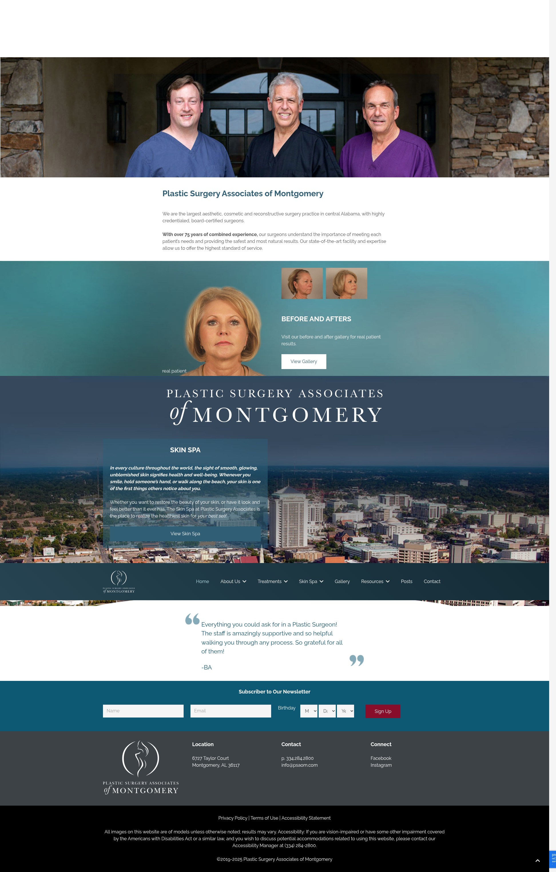 Screenshot of psaom.com