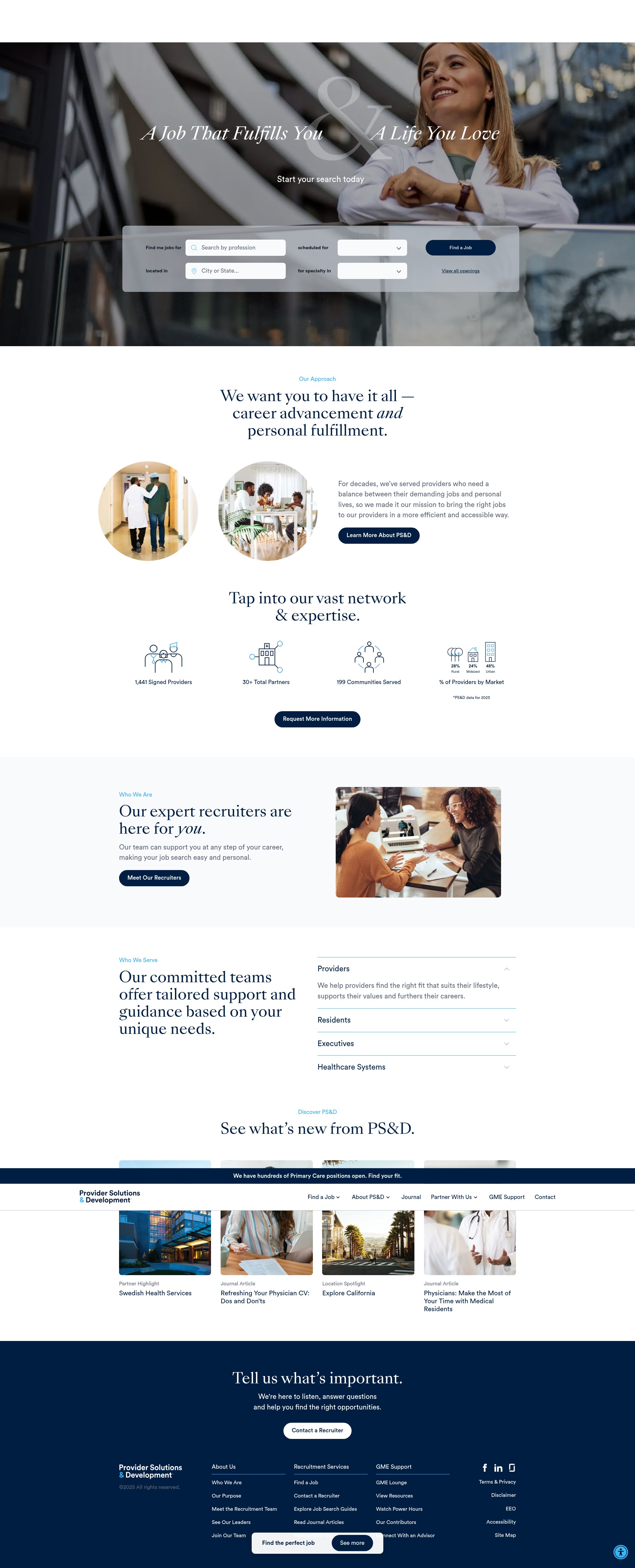 Screenshot of psdconnect.org